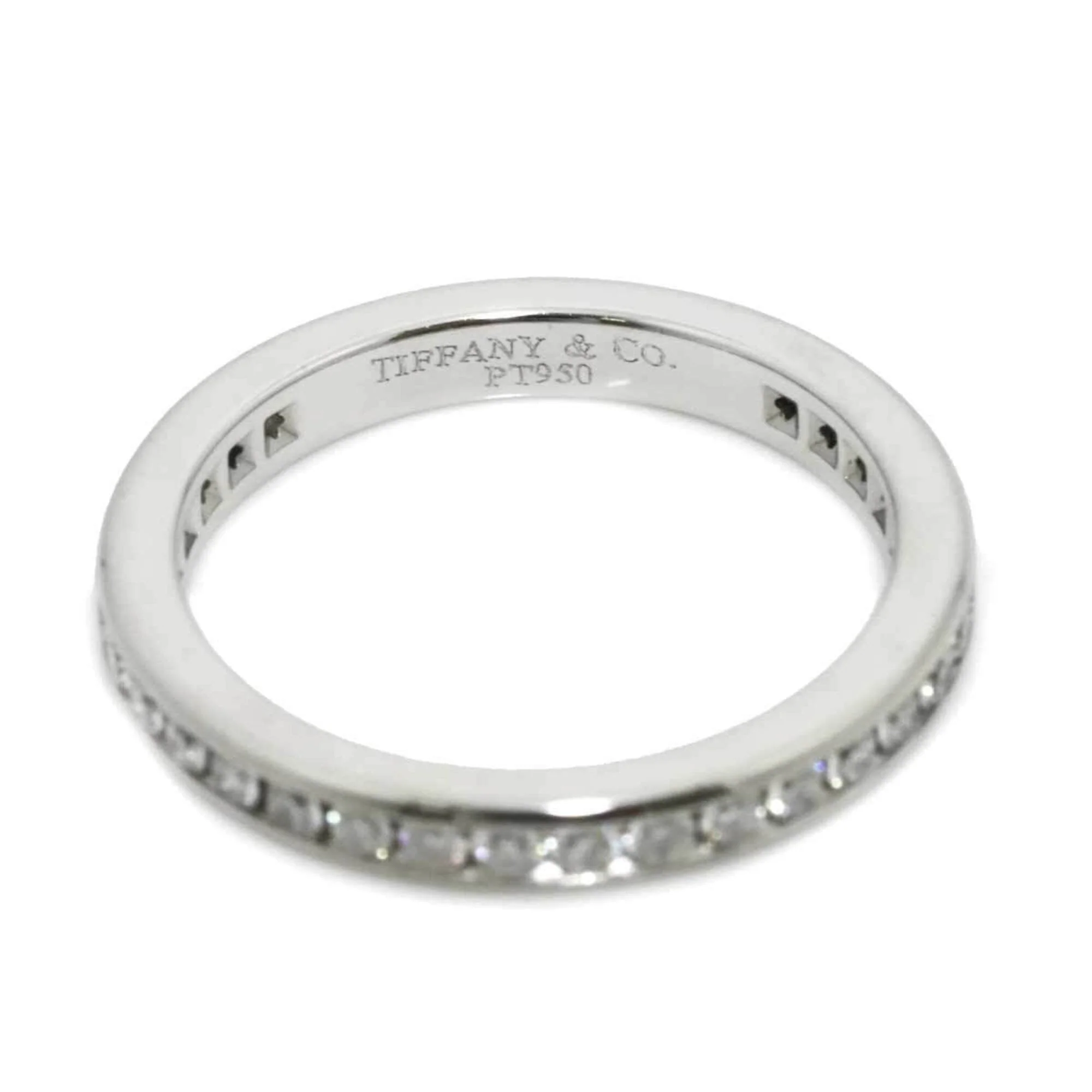 Full Circle Ring Platinum with Diamonds - Image 3