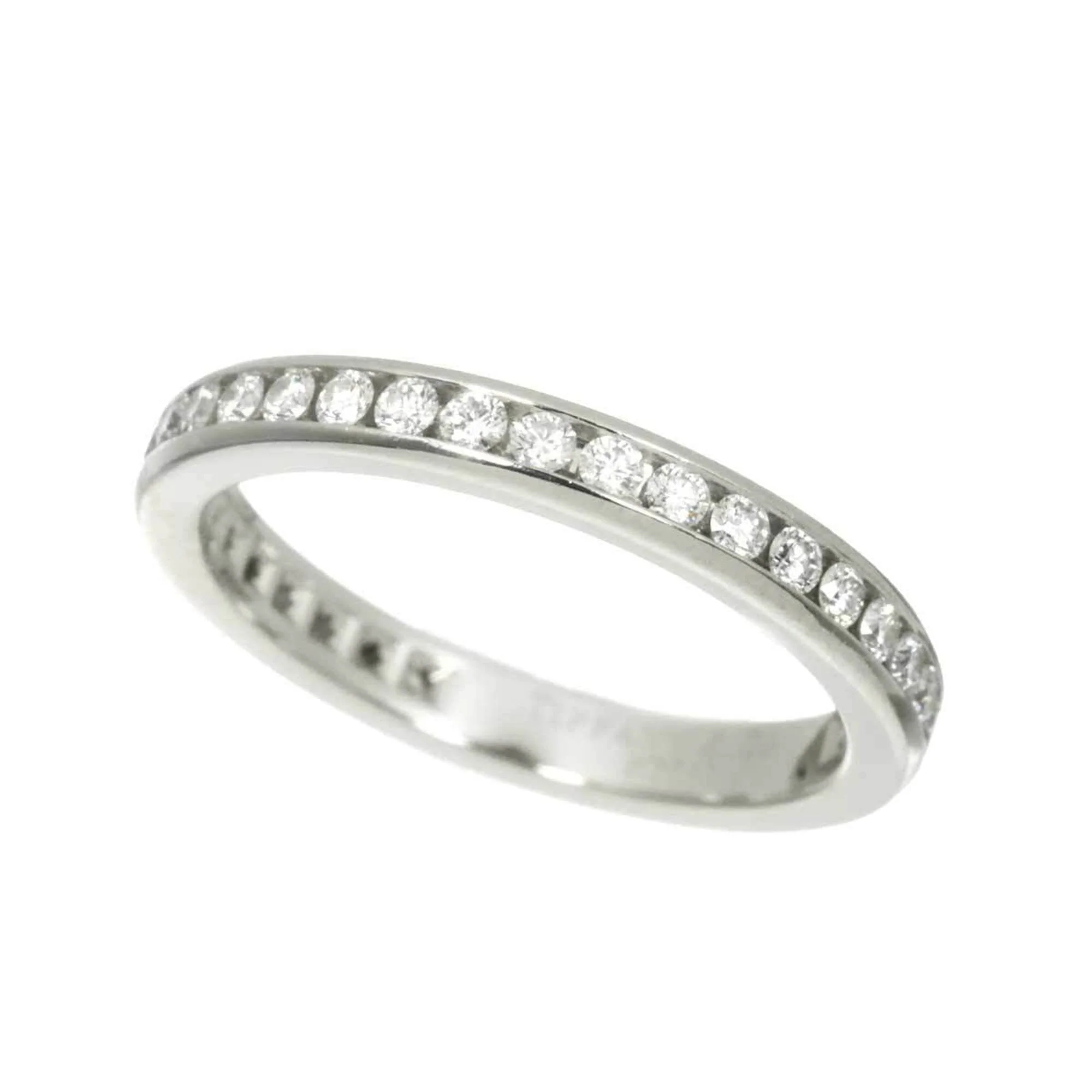 Full Circle Ring Platinum with Diamonds - Image 4