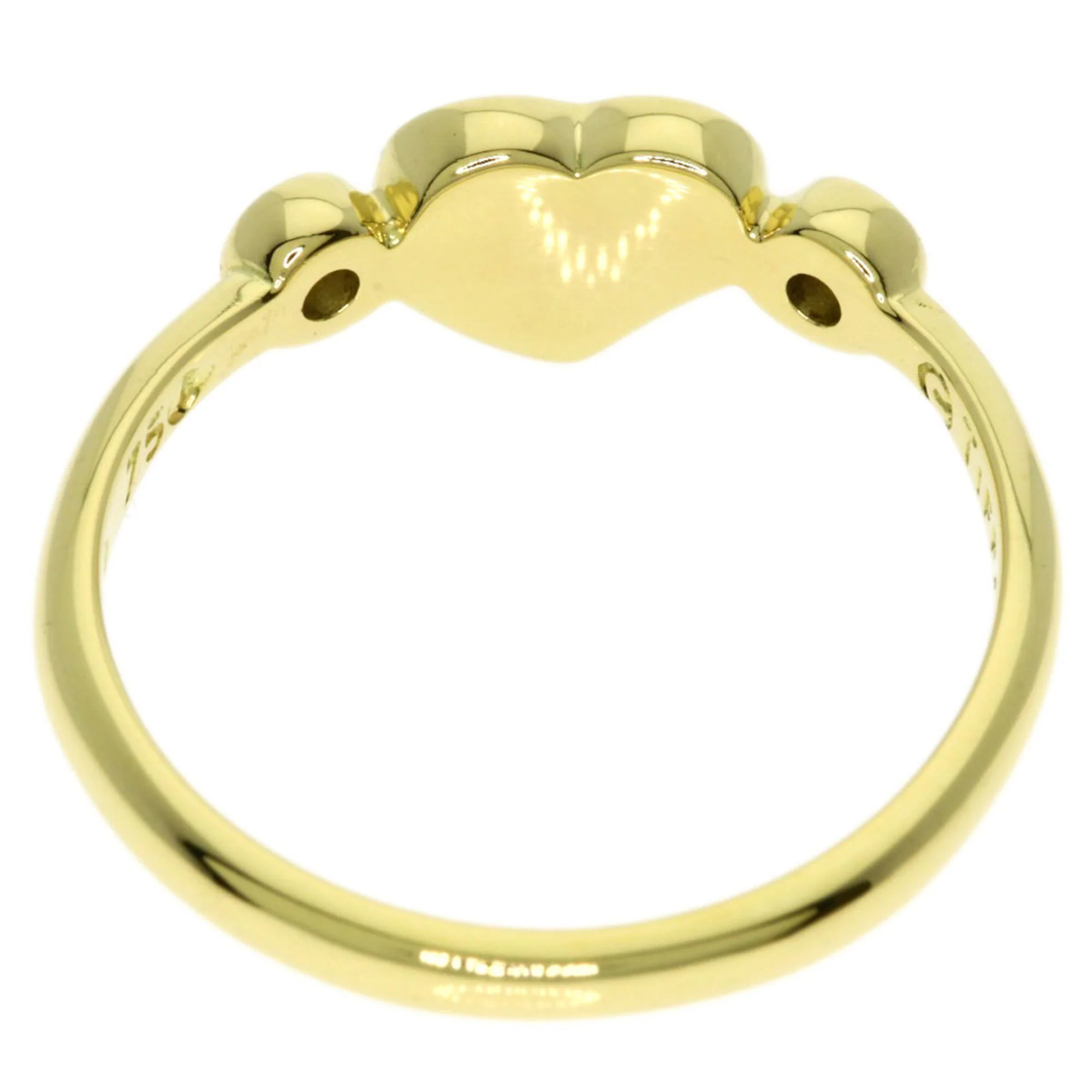 Full Heart Diamond Ring 18K Yellow Gold - Image 4