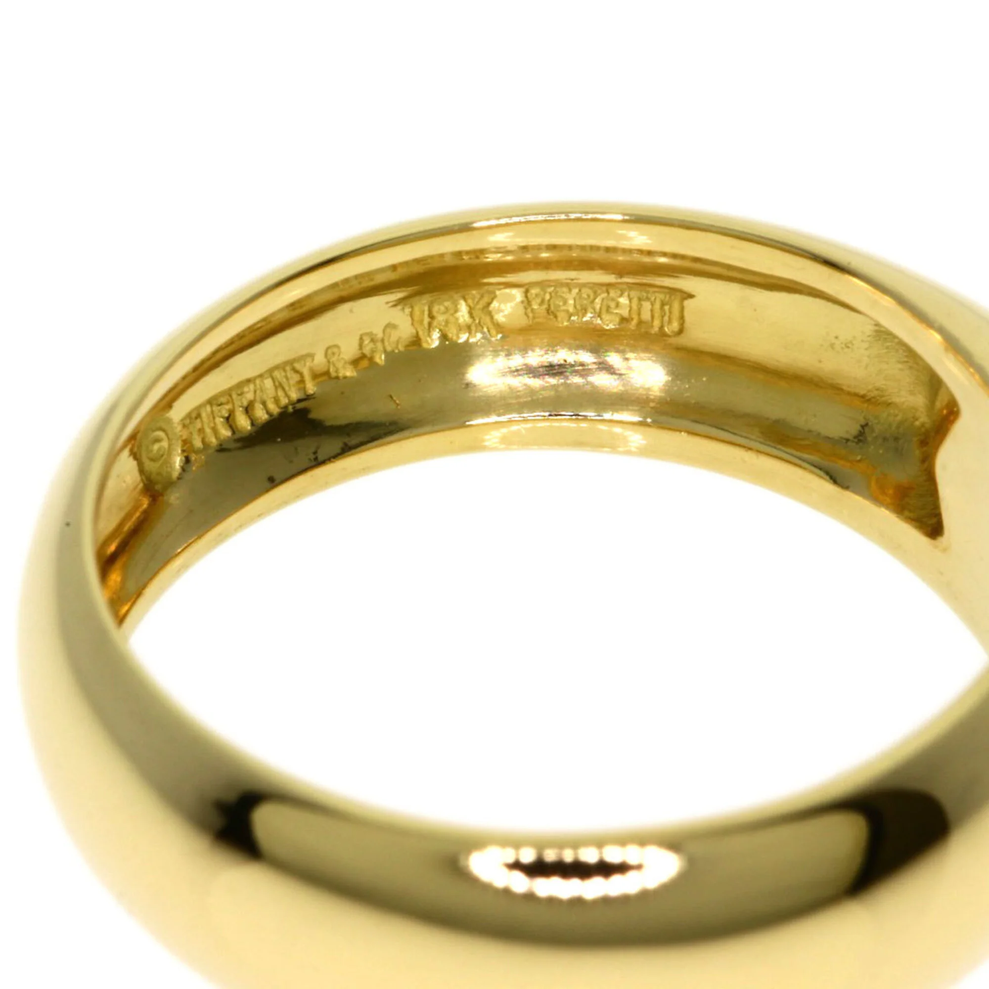 Full Heart Ring 18K Yellow Gold - Image 5