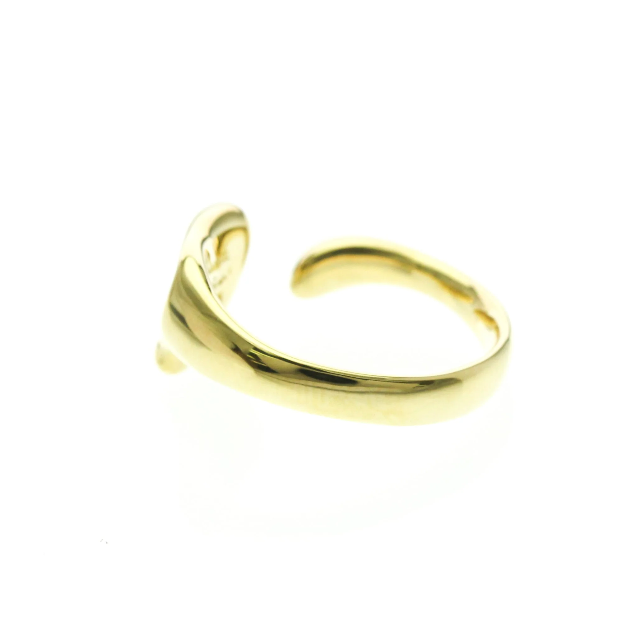 Full Heart Ring 18K Yellow Gold - Image 2