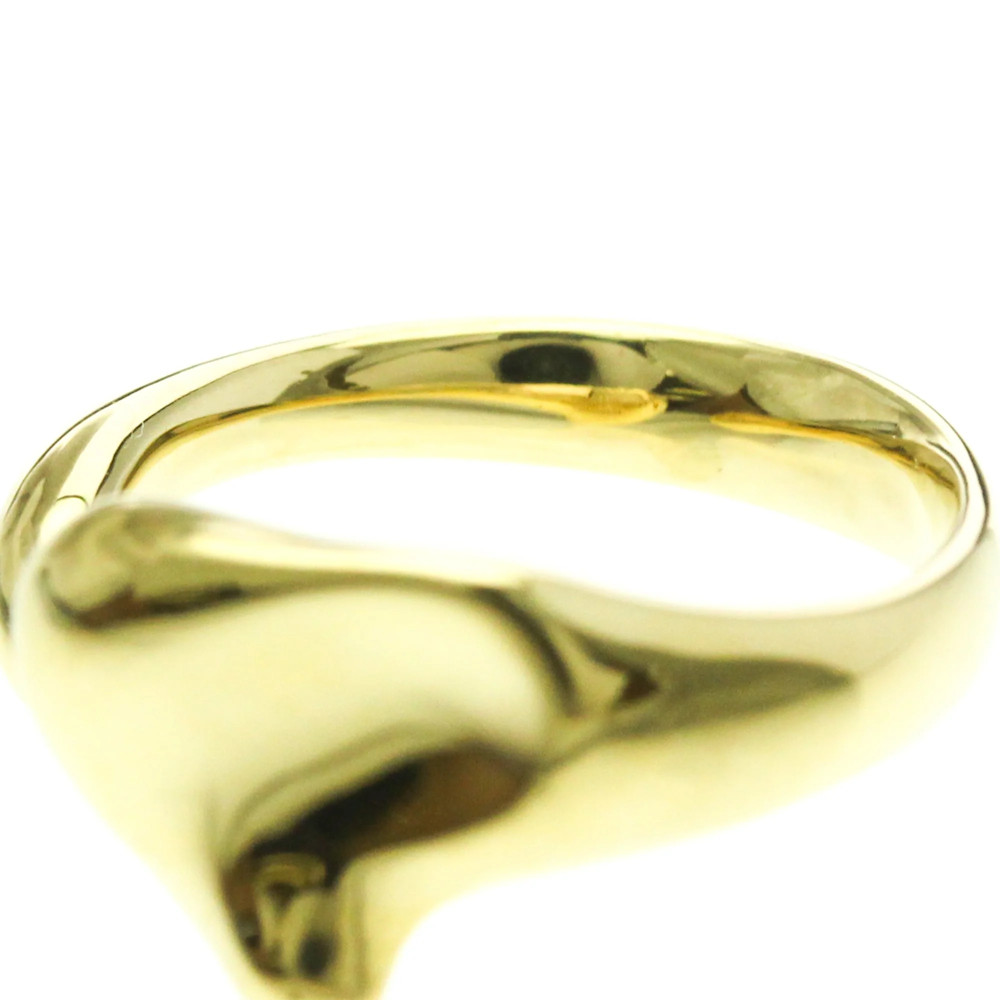 Full Heart Ring 18K Yellow Gold - Image 5