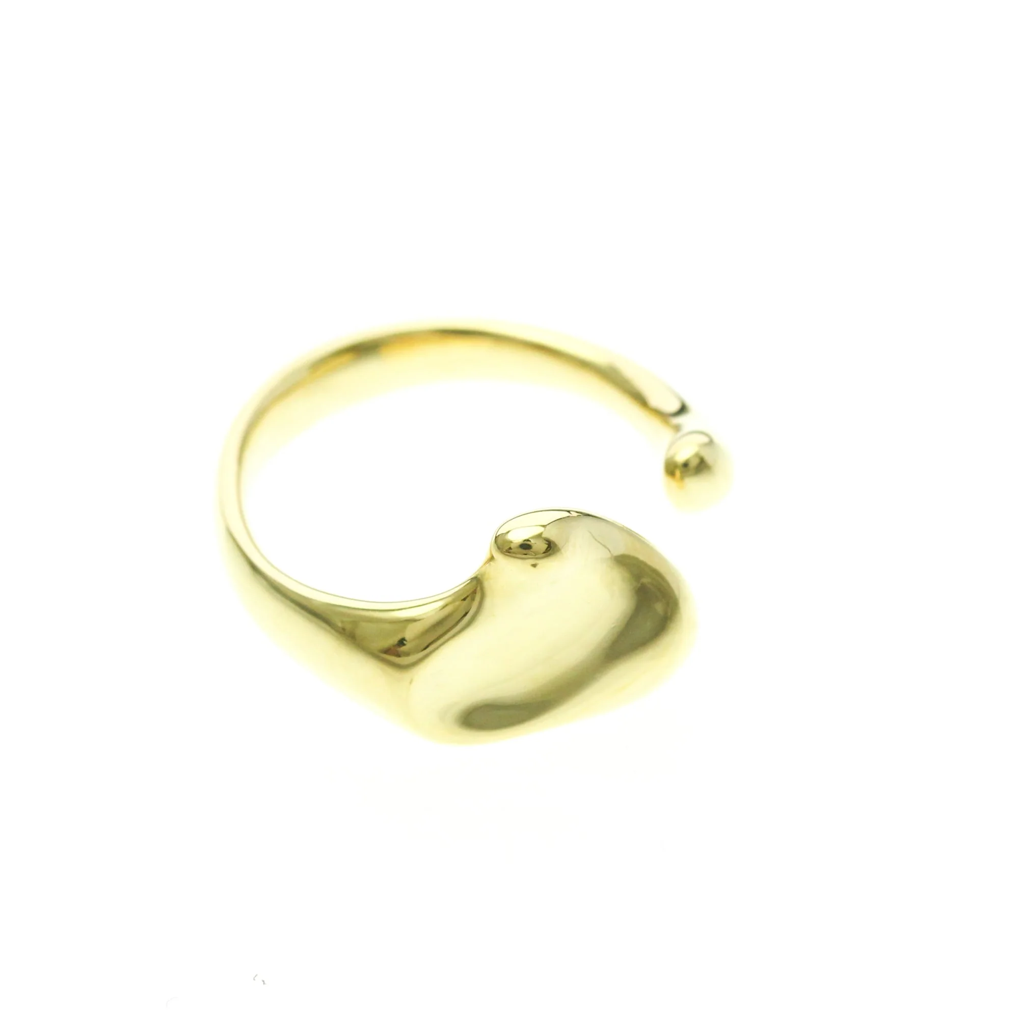 Full Heart Ring 18K Yellow Gold - Image 9