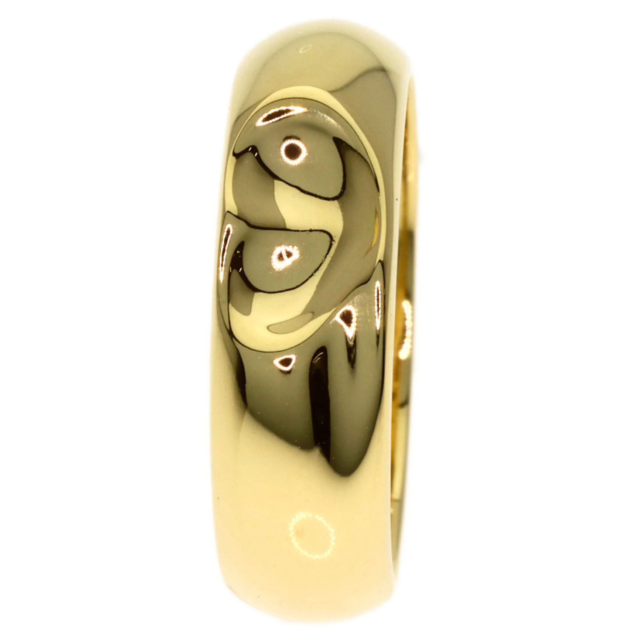 Full Heart Ring 18K Yellow Gold - Image 7