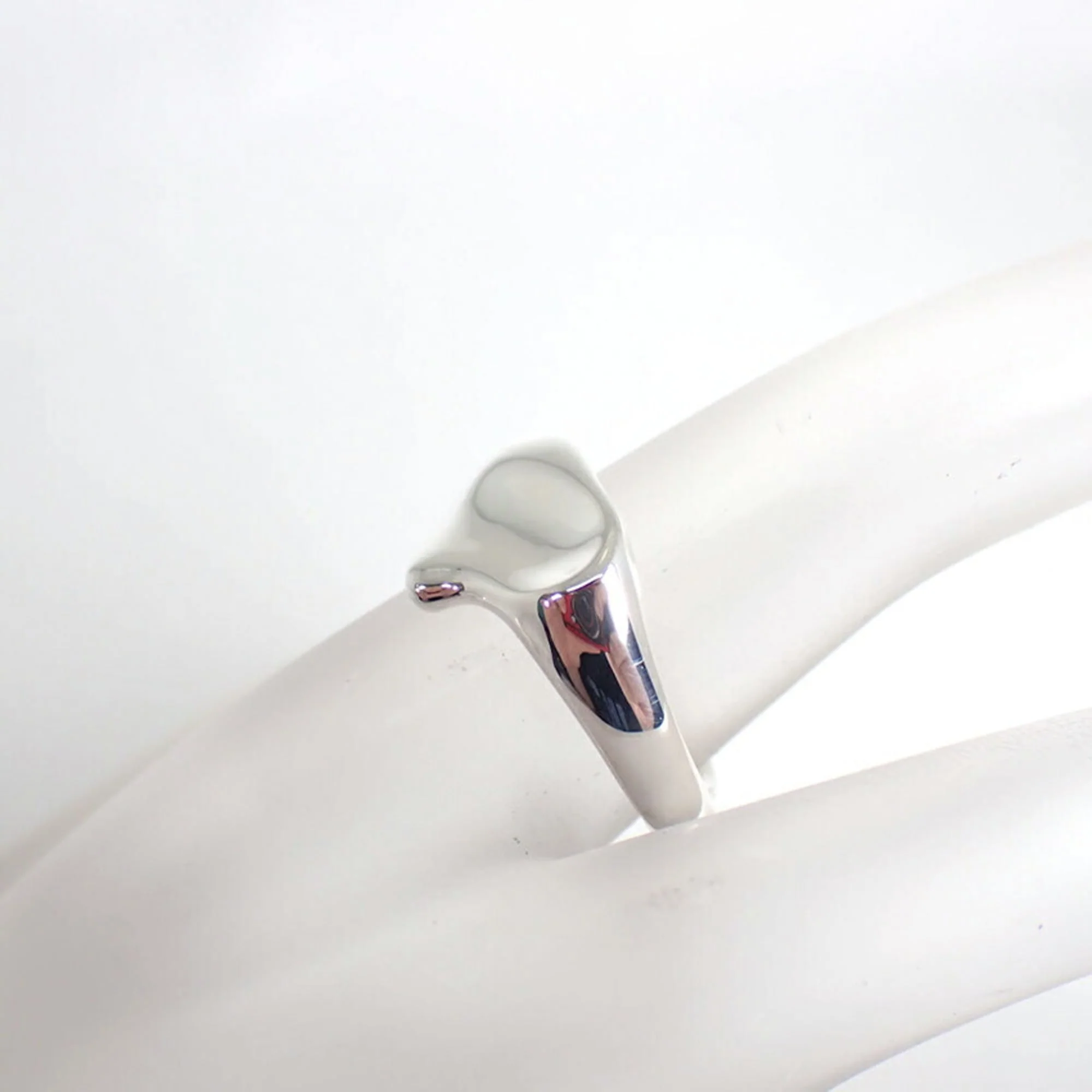 Full Heart Ring Sterling Silver - Image 7