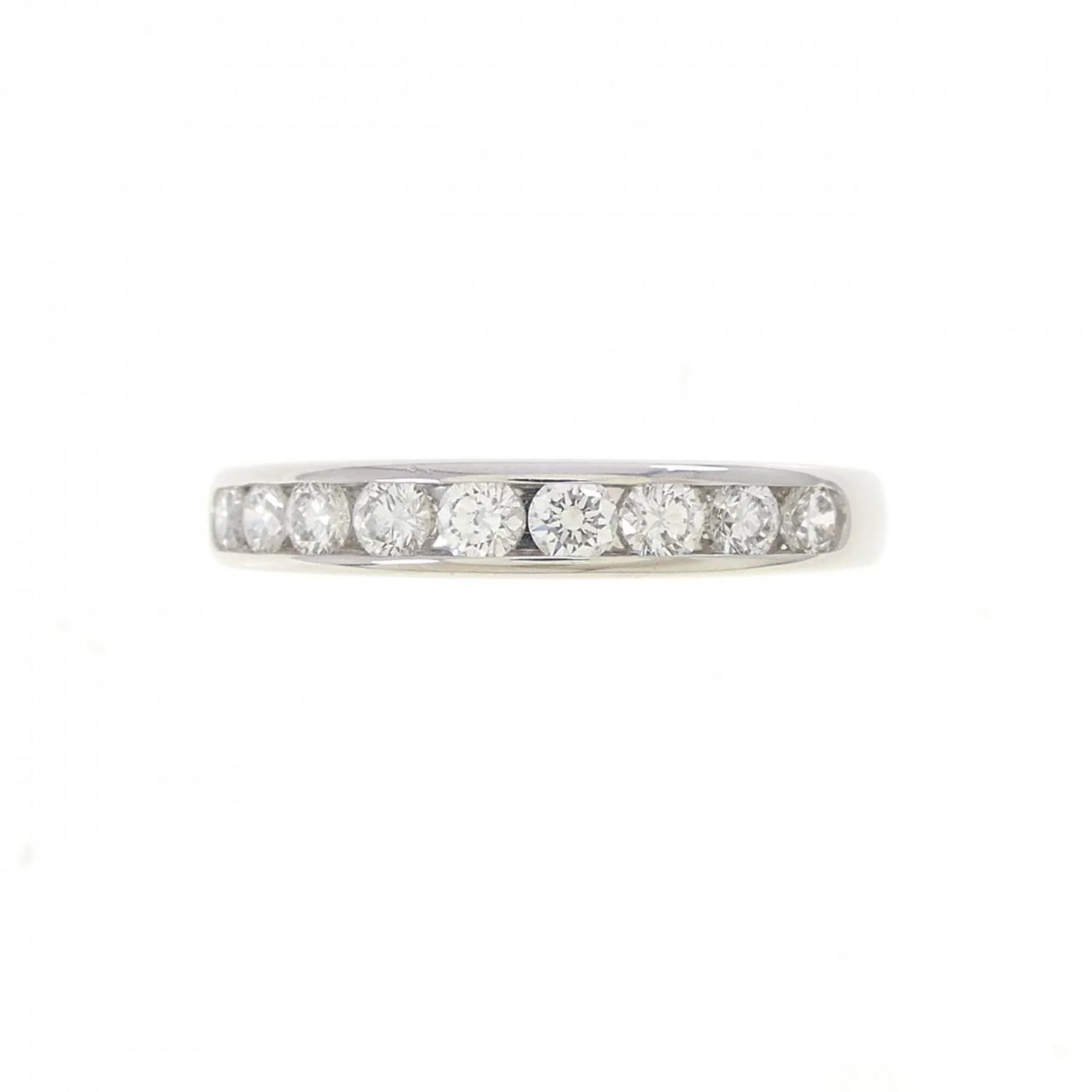 Half Circle Channel Setting Ring Platinum - Image 2