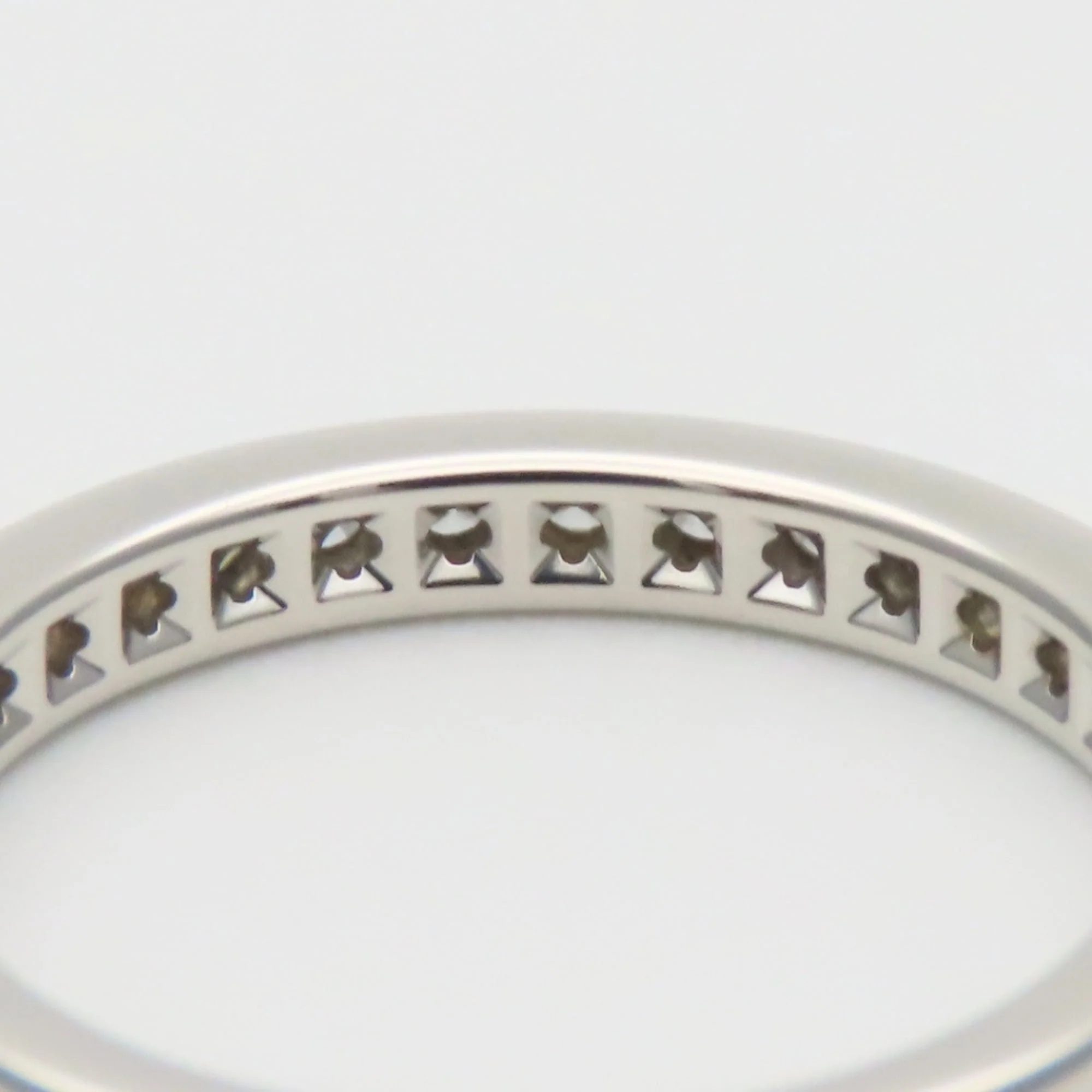 Half Eternity Circle Ring Platinum with Diamond - Image 8