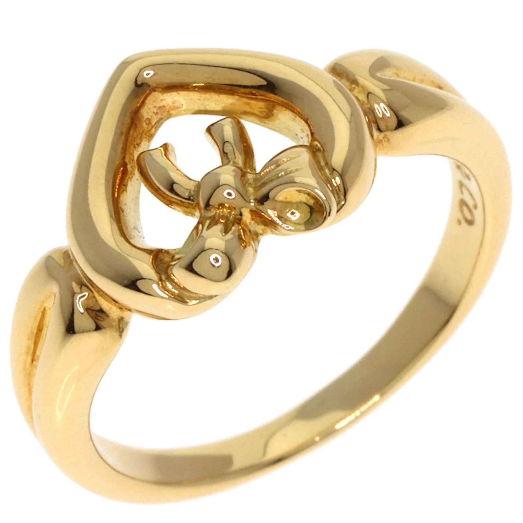 Heart Ring 18K Yellow Gold - Image 2