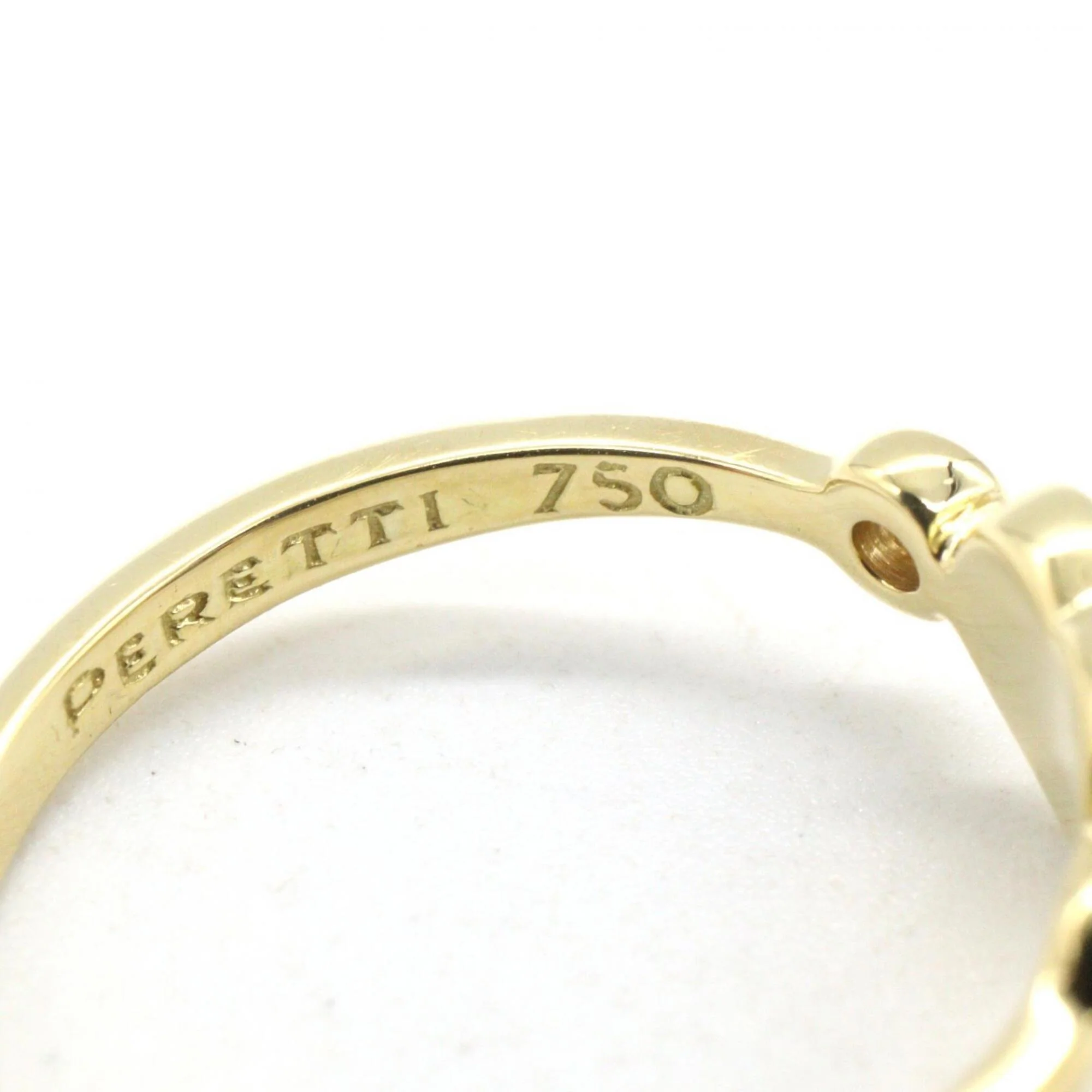 Heart Ring 18K Yellow Gold with Diamond - Image 5