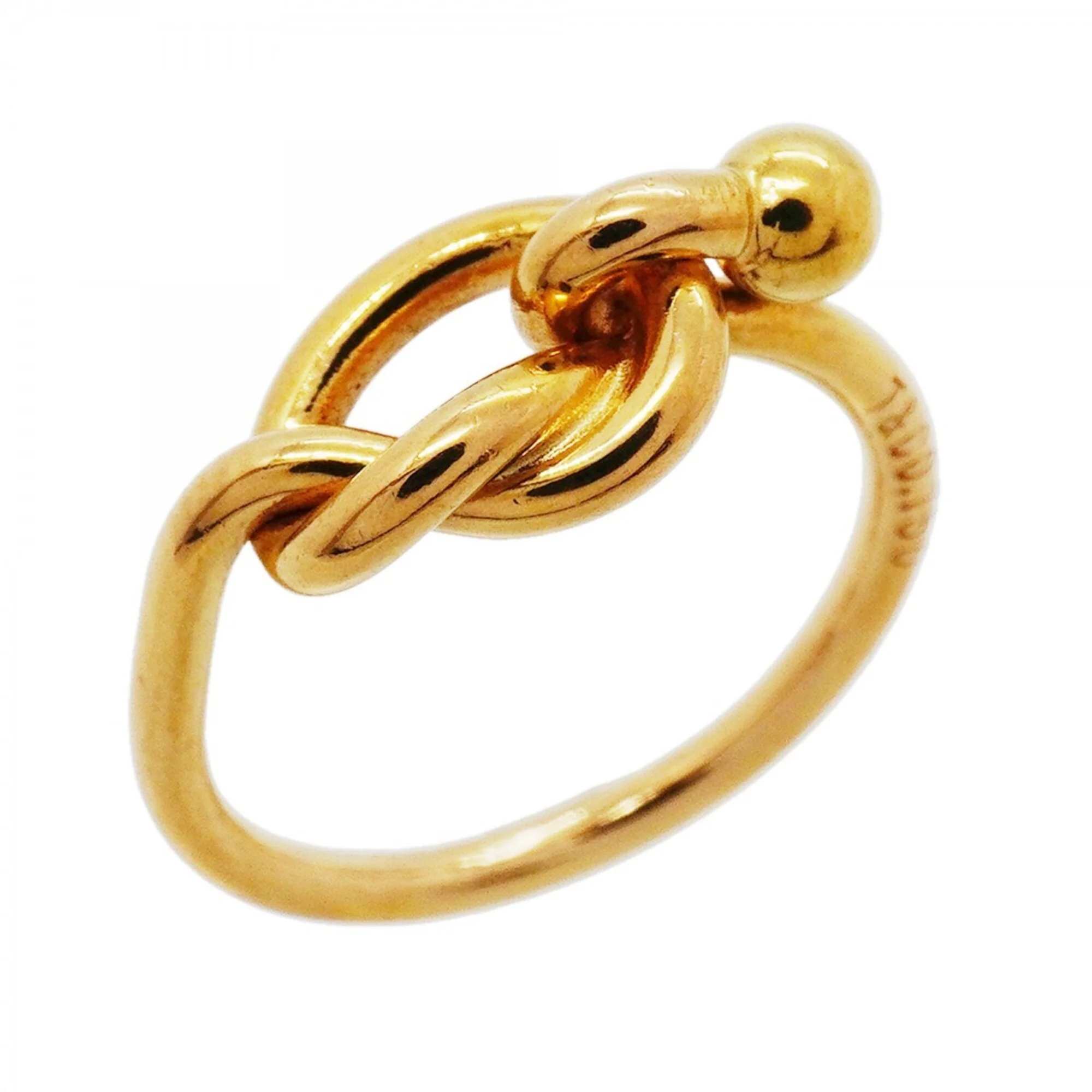 Hook Eye Ring 18K Yellow Gold