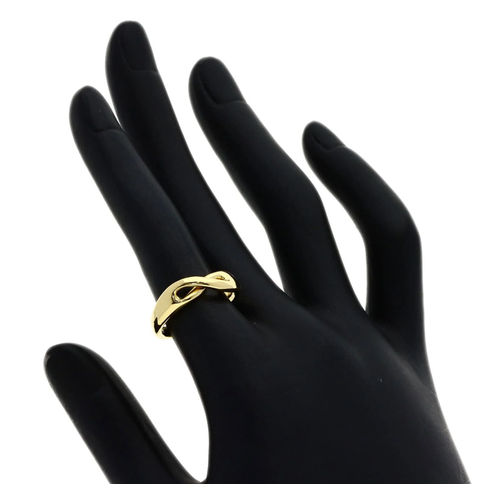 Infinity Ring 18K Yellow Gold - Image 6