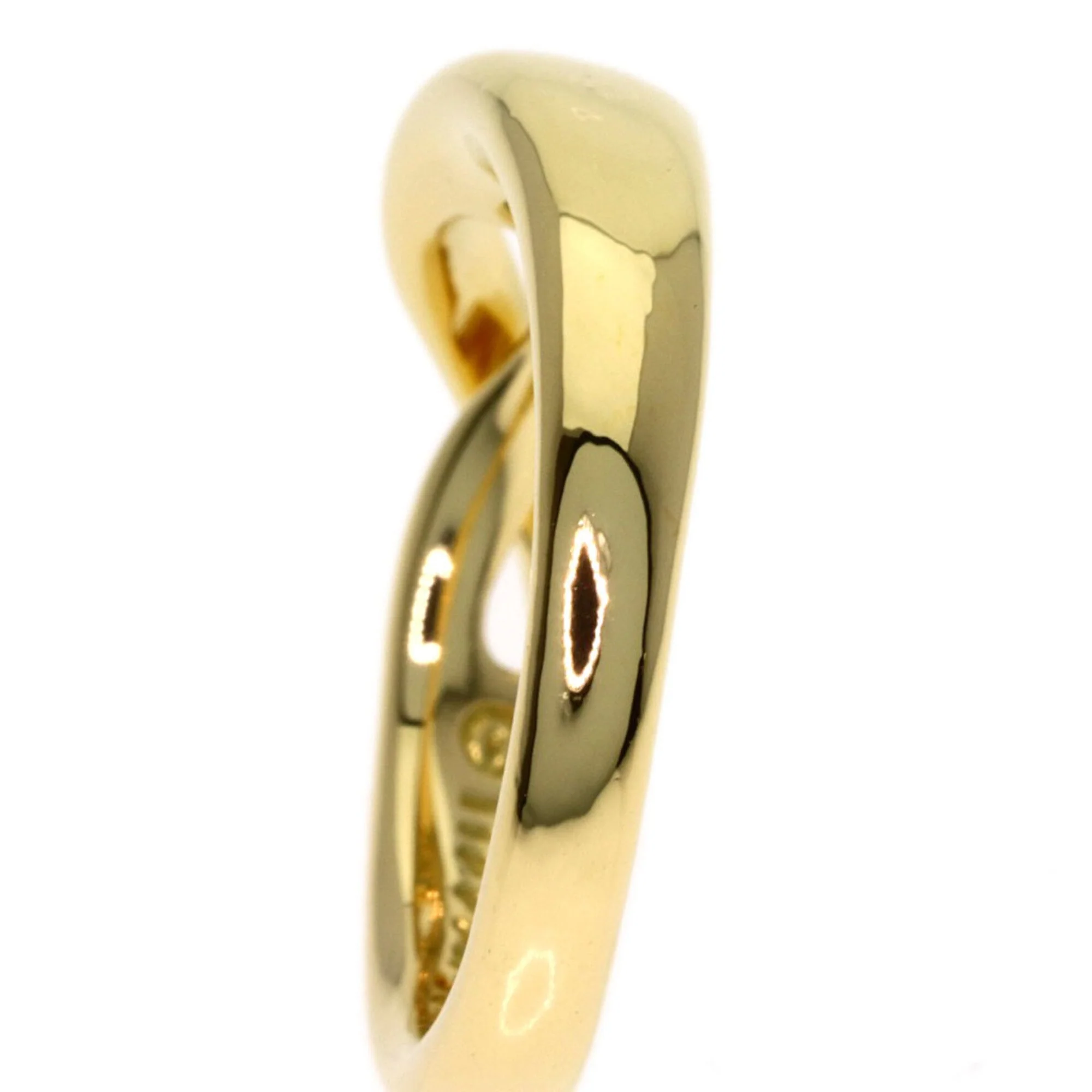 Infinity Ring 18K Yellow Gold - Image 8