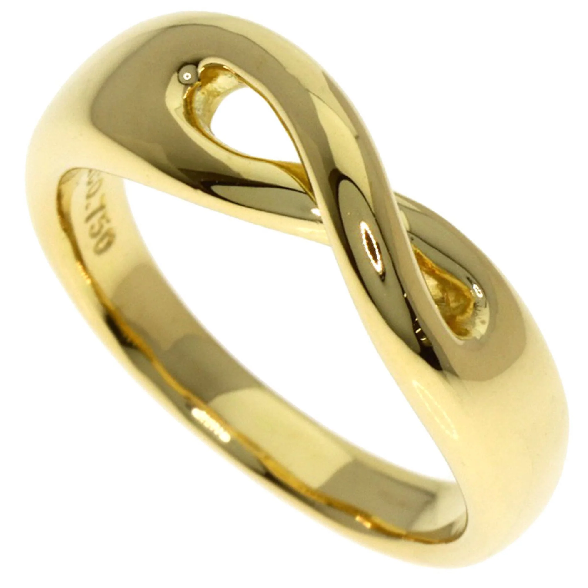 Infinity Ring 18K Yellow Gold