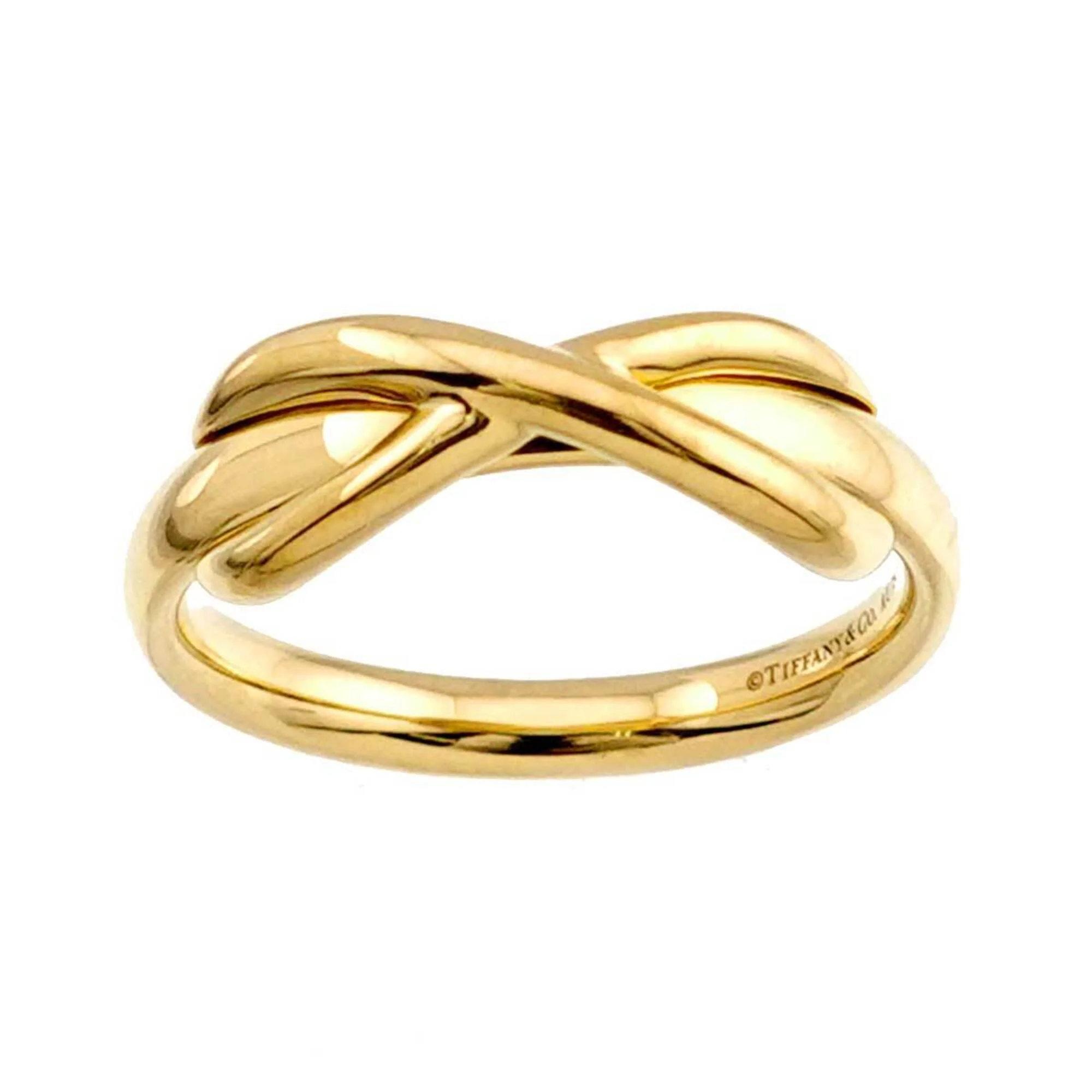 Infinity Ring 18K Yellow Gold - Image 2