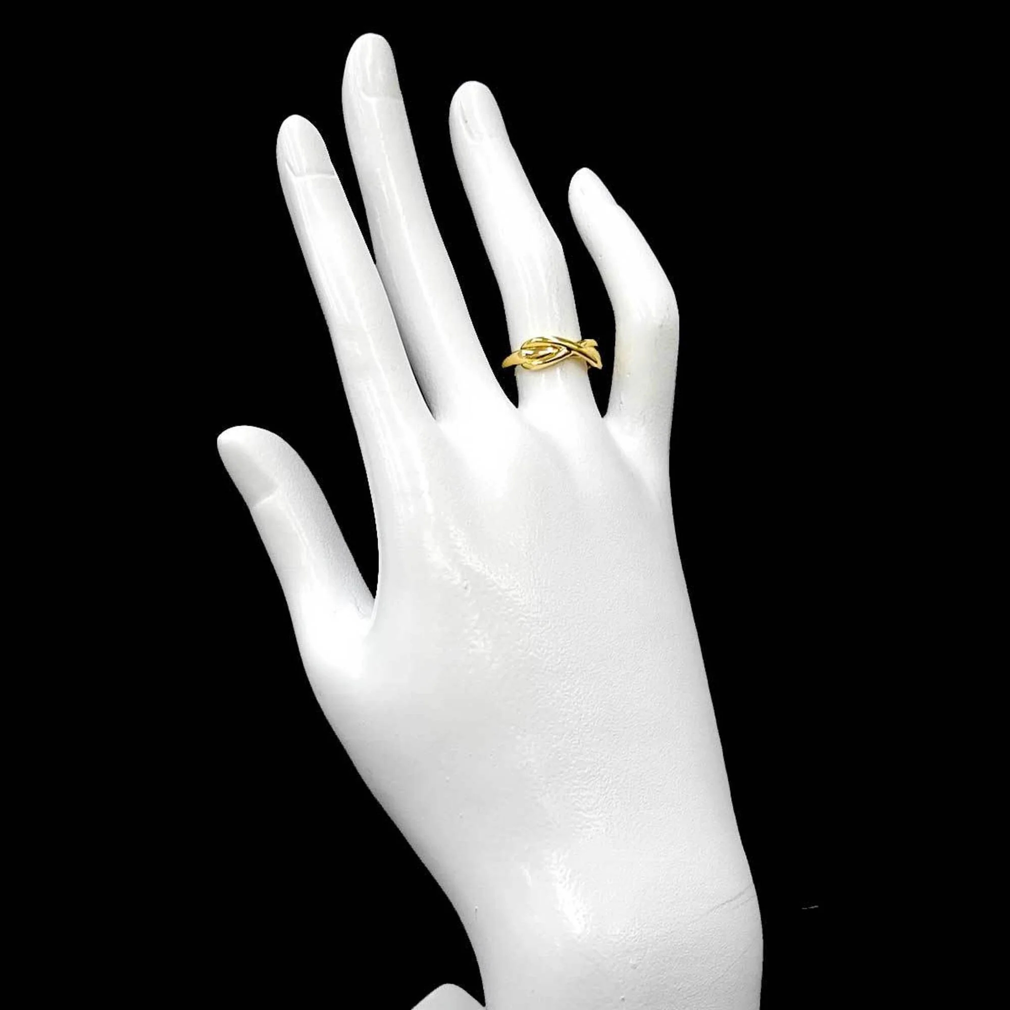 Infinity Ring 18K Yellow Gold - Image 6