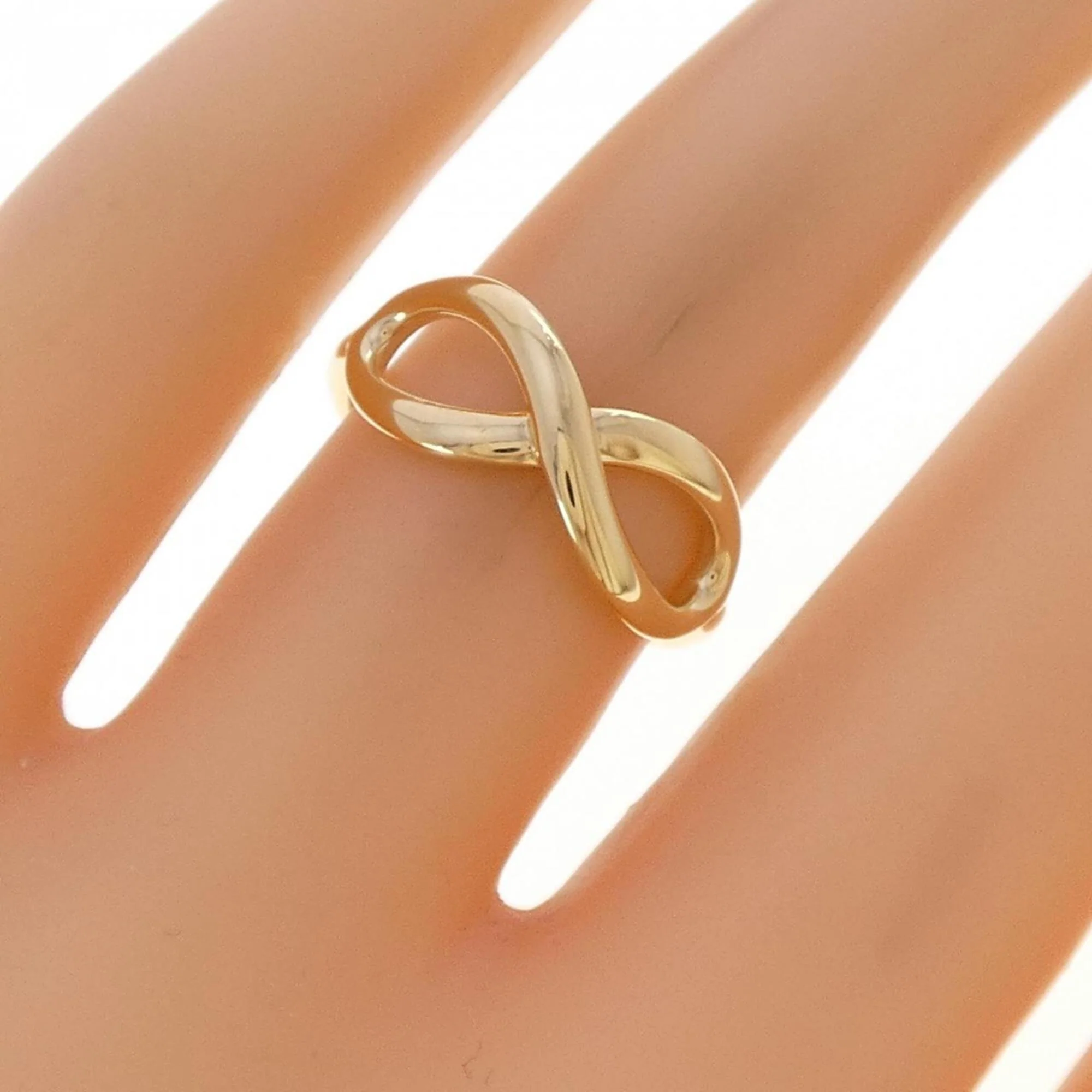 Infinity Ring 18K Yellow Gold - Image 5