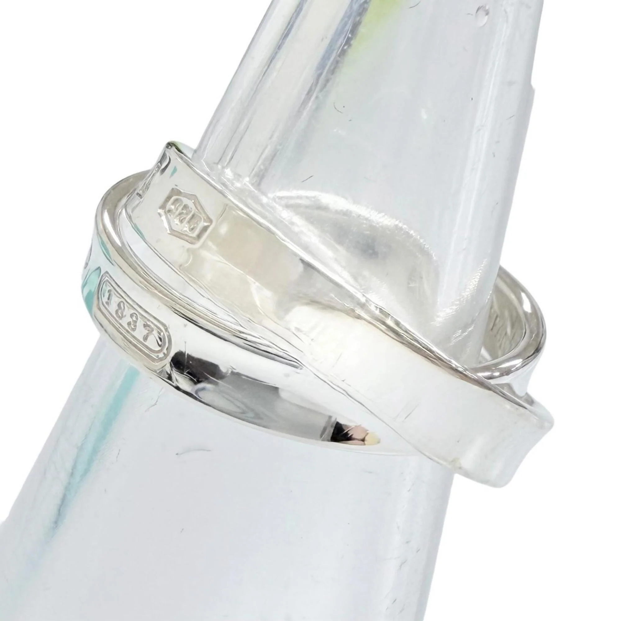 Interlocking Circle Ring Sterling Silver - Image 3