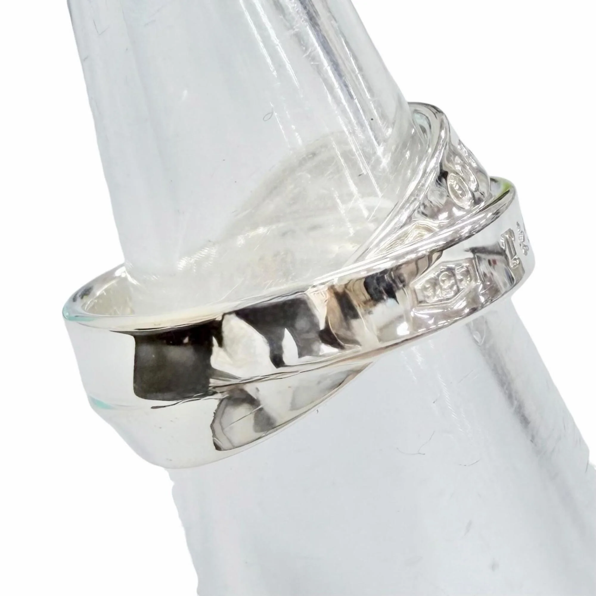 Interlocking Circle Ring Sterling Silver - Image 4