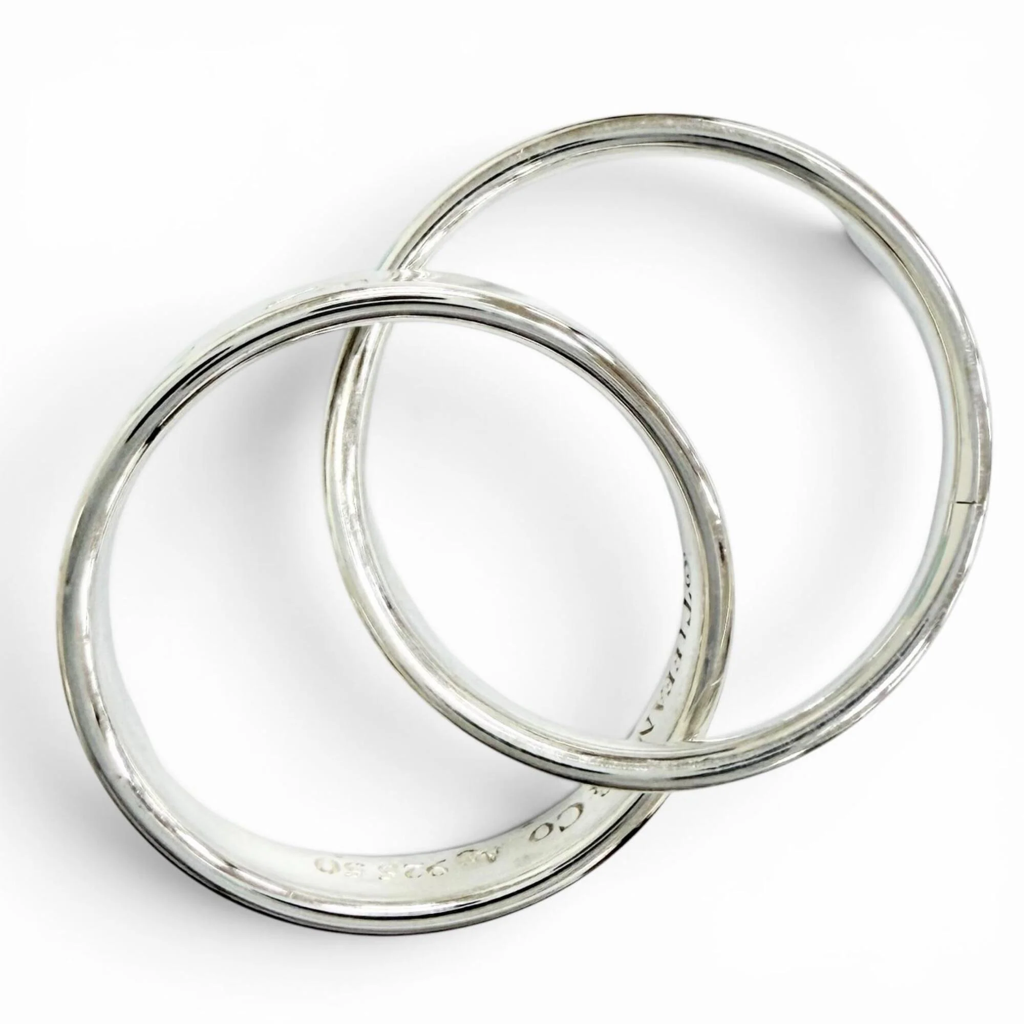 Interlocking Circle Ring Sterling Silver - Image 7