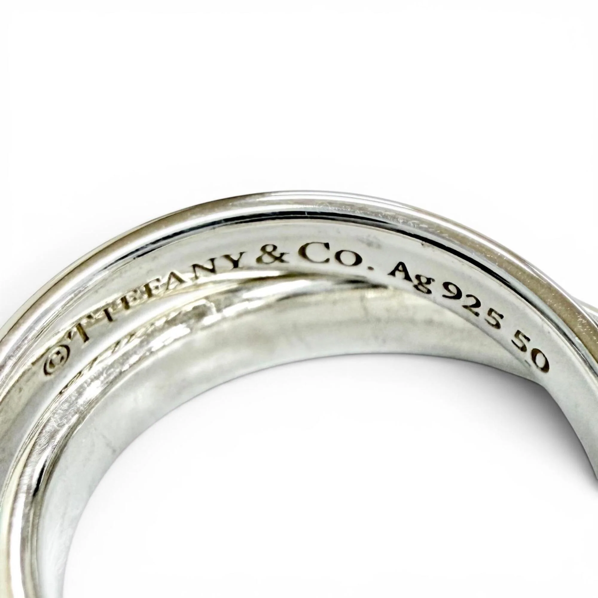 Interlocking Circle Ring Sterling Silver - Image 8