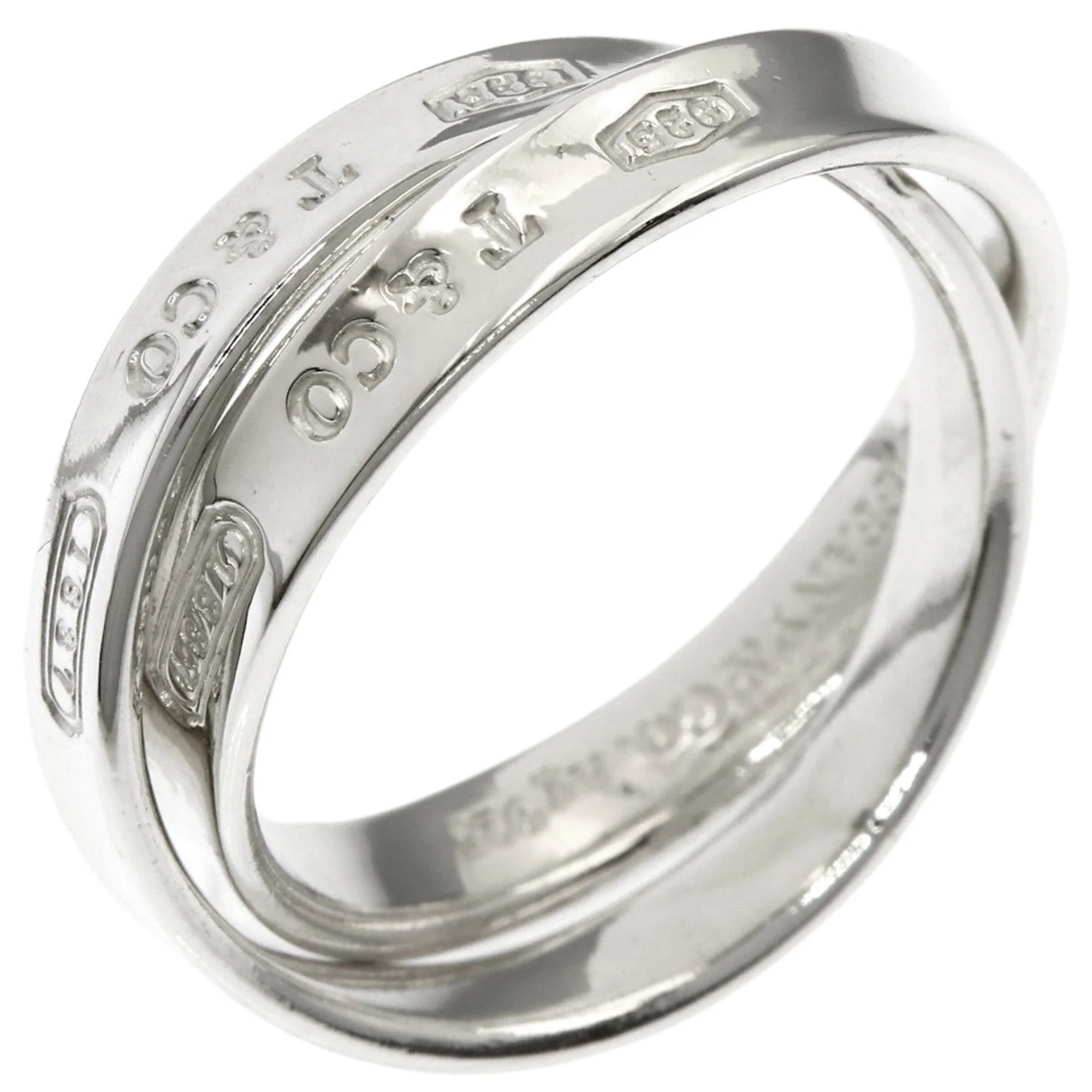 Interlocking Ring Sterling Silver - Image 2