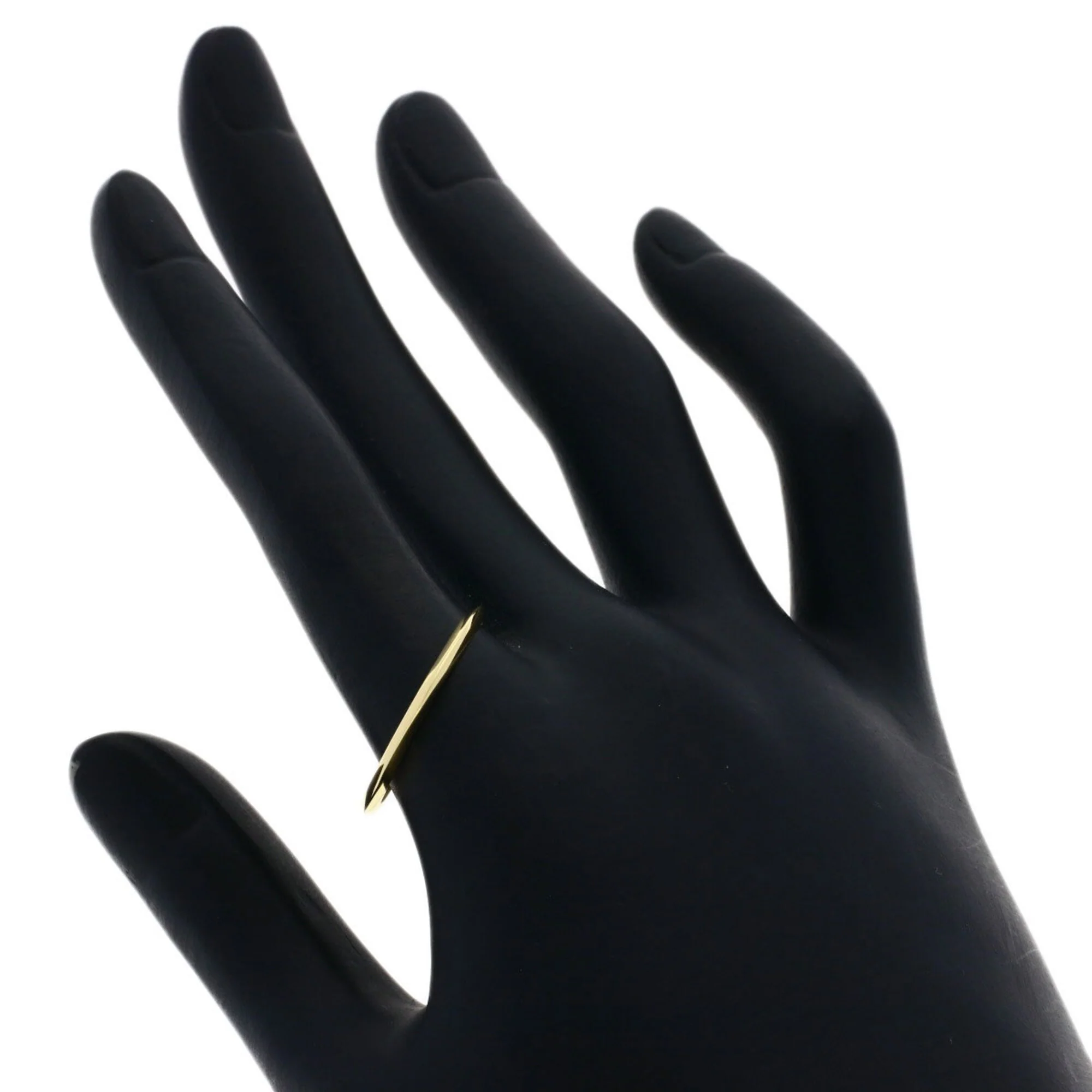 Knife Edge Ring 18K Yellow Gold - Image 5