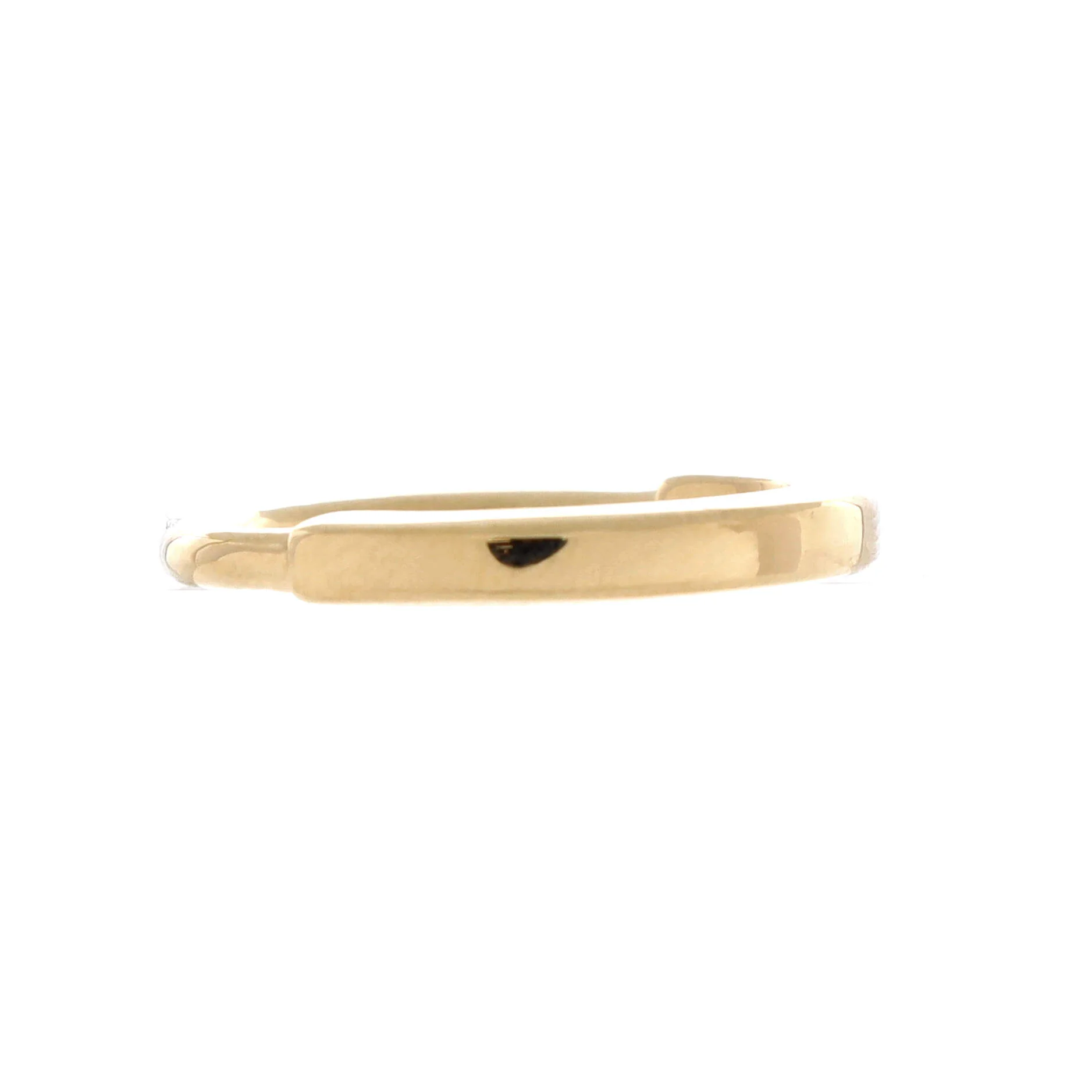 Lock Ring 18K Yellow Gold - Image 2