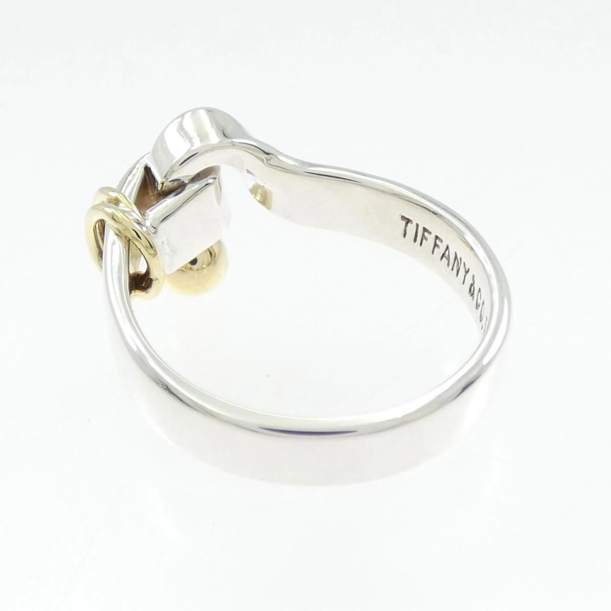 Love Knot Ring Sterling Silver and 18K Yellow Gold - Image 3