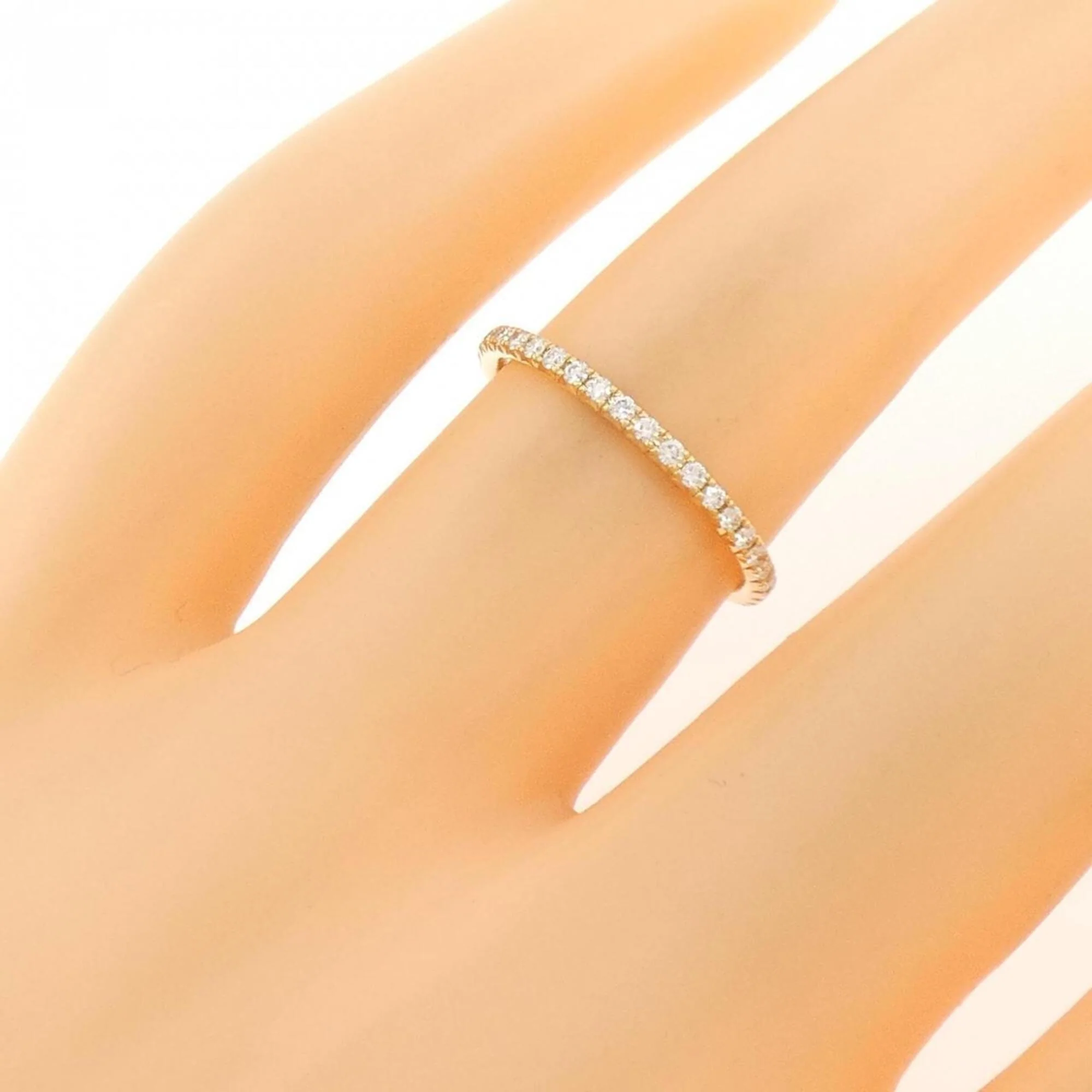 Metro Ring 18K Yellow Gold With Diamond - Image 3