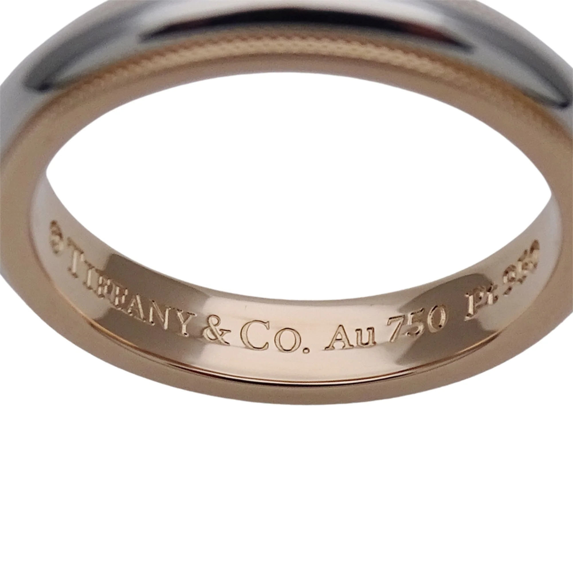 Milgrain Ring 18K Rose Gold and Platinum - Image 5