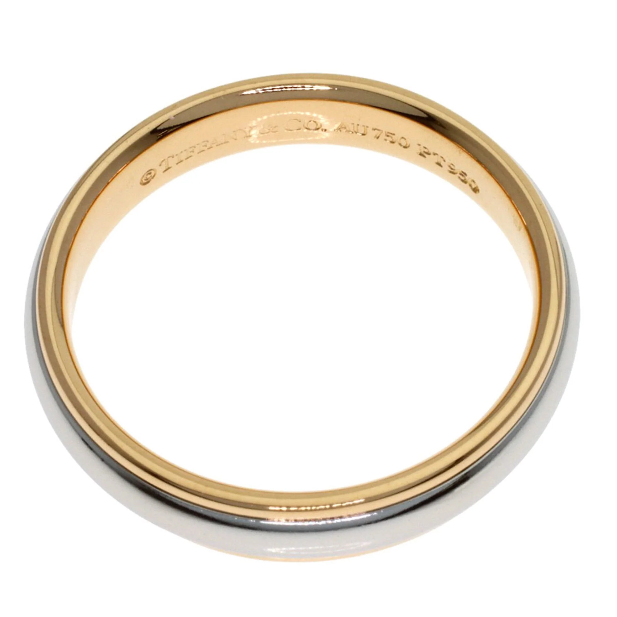 Milgrain Ring 18K Yellow Gold and Platinum - Image 4