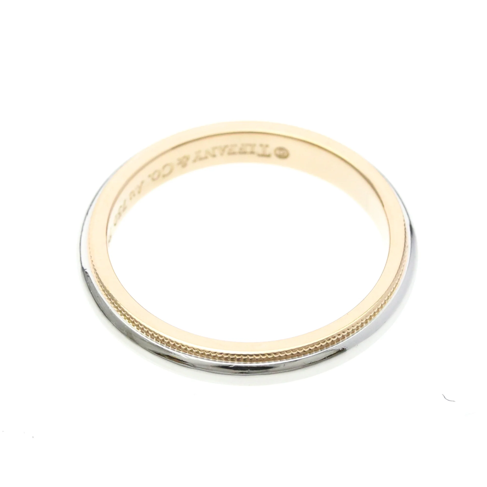 Milgrain Ring Sterling Silver and 18K Rose Gold and Platinum - Image 9