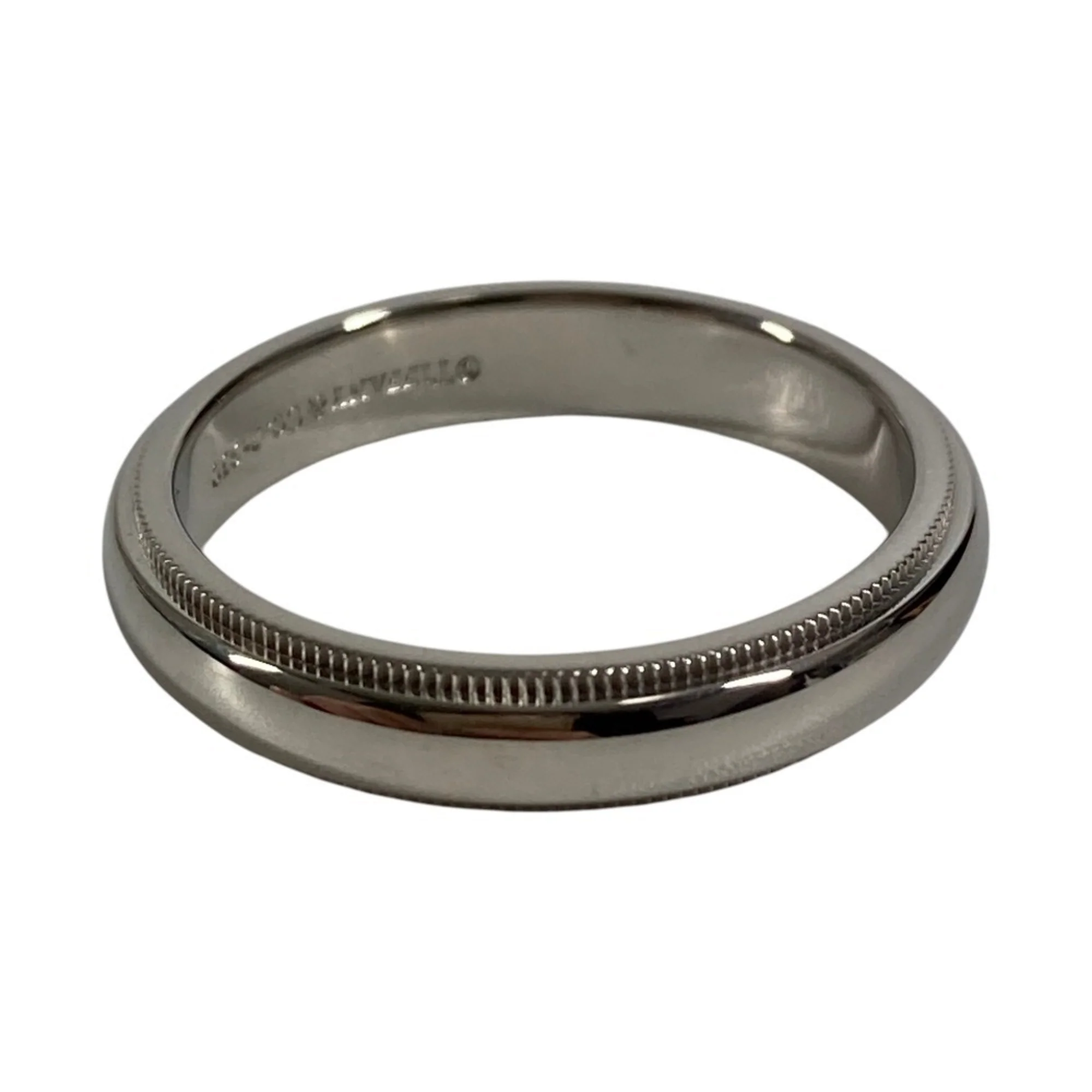 Milgrain Ring Sterling Silver and Platinum - Image 2