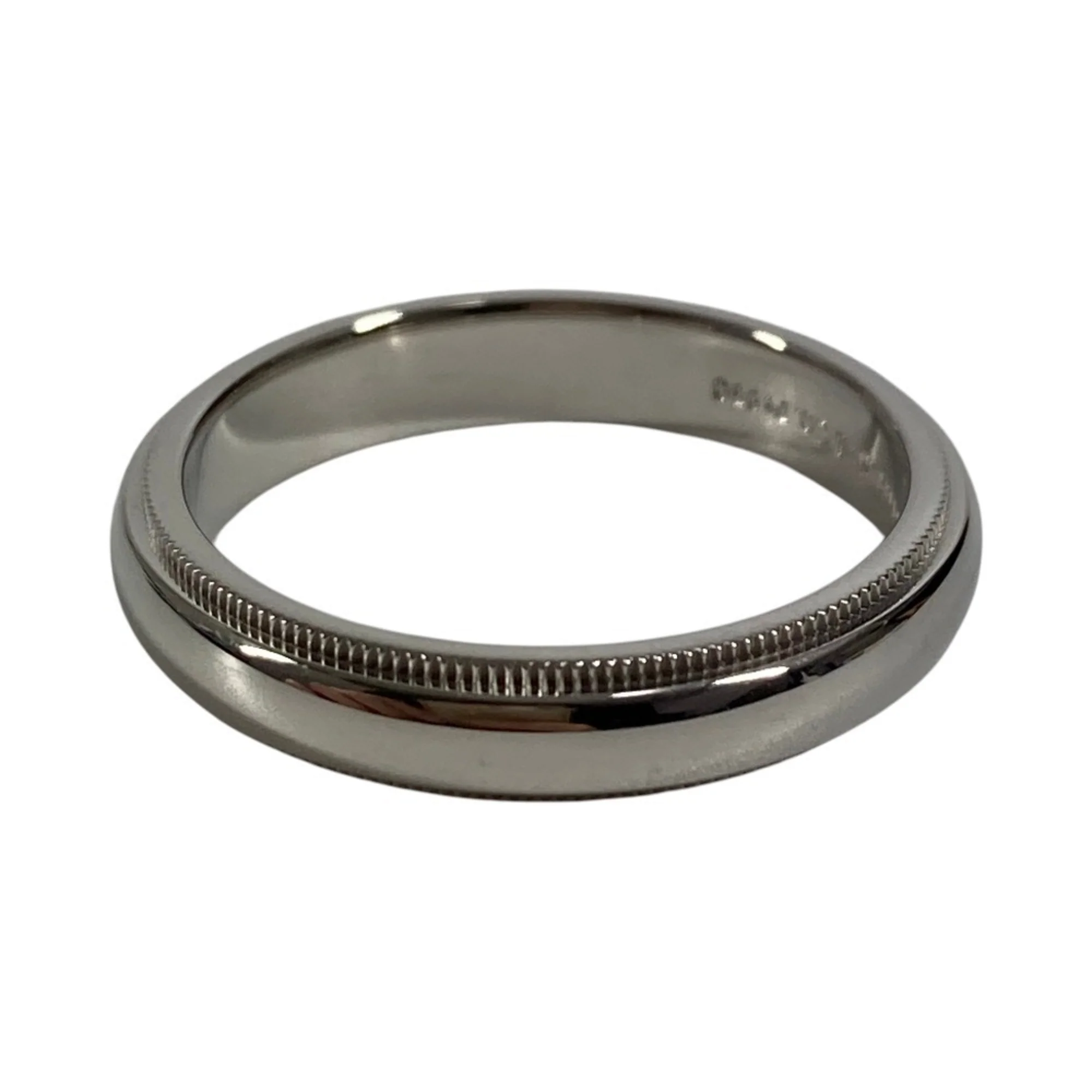 Milgrain Ring Sterling Silver and Platinum - Image 3