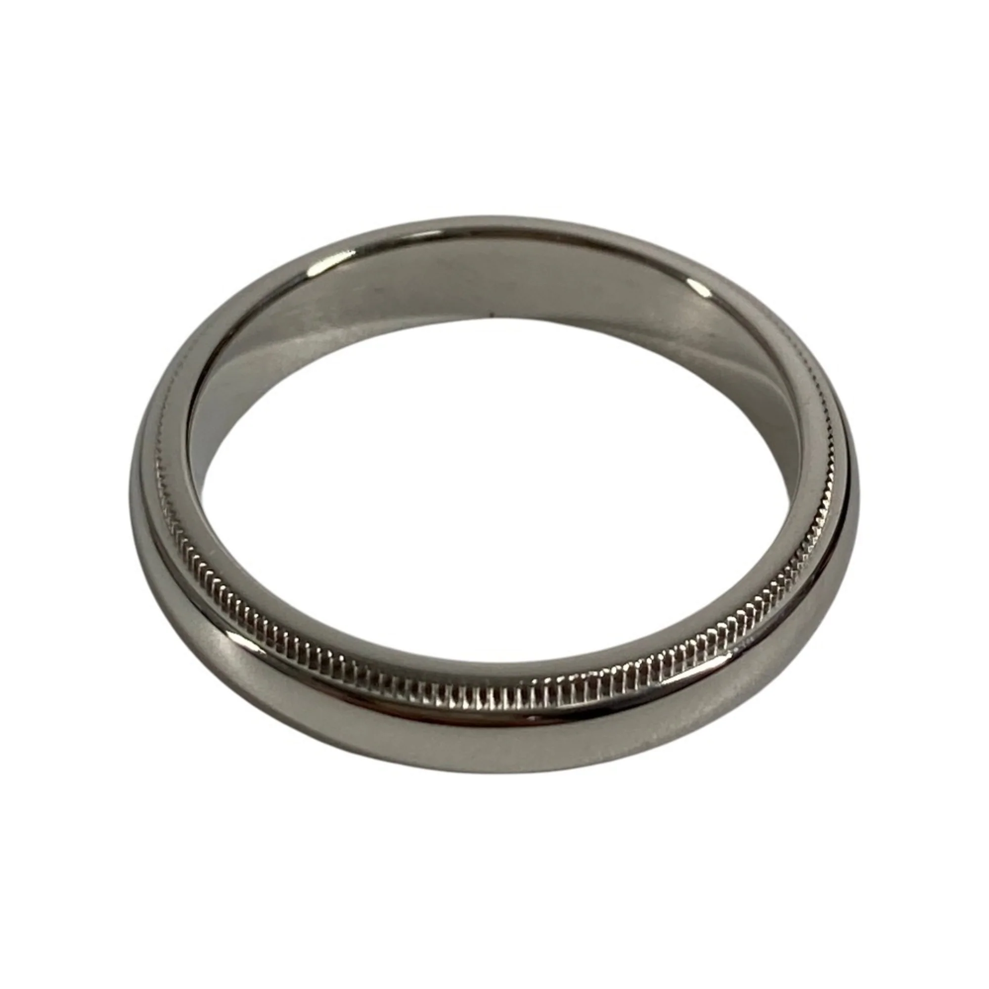 Milgrain Ring Sterling Silver and Platinum - Image 4