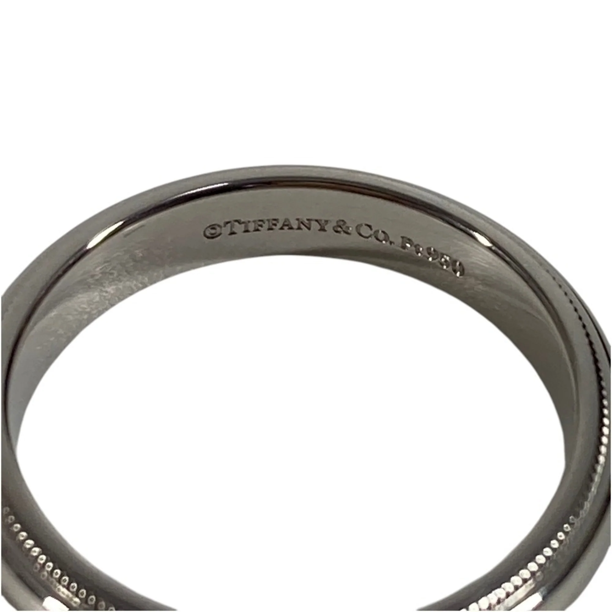 Milgrain Ring Sterling Silver and Platinum - Image 7