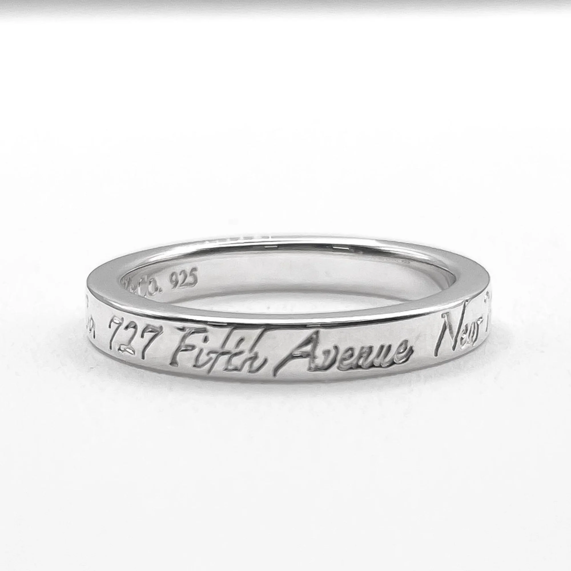 Notes Narrow Ring Sterling Silver - Image 3