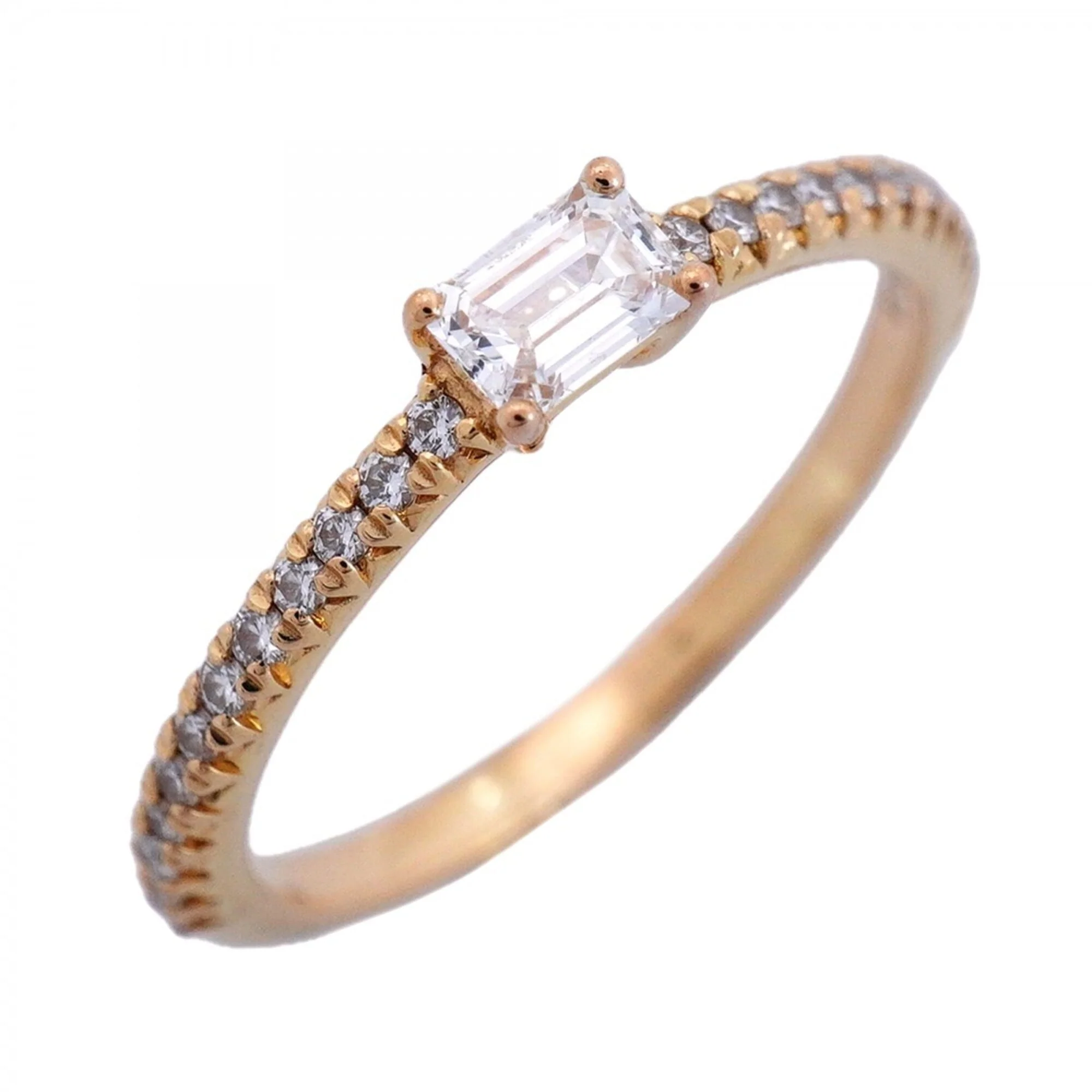 Novo Horizon Ring 18K Rose Gold with Diamond