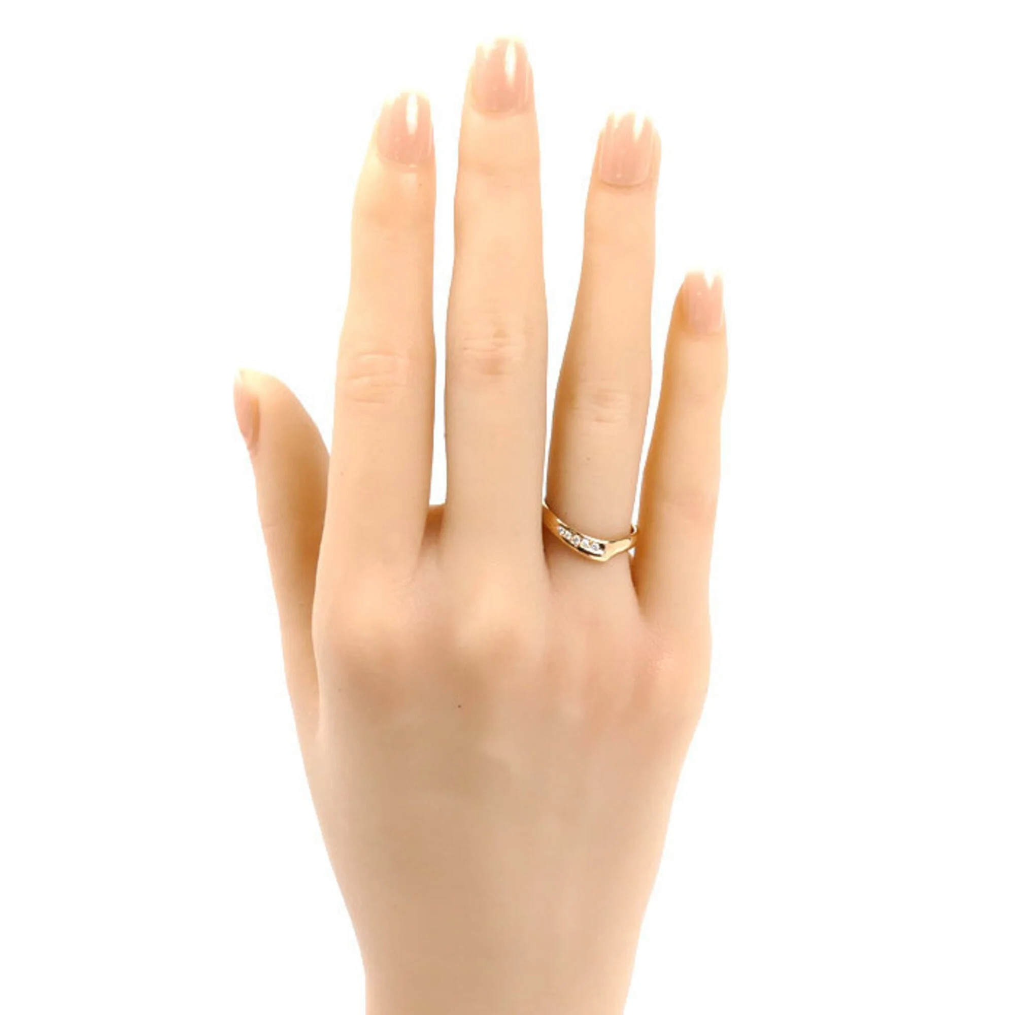 Open Heart Ring 18K Rose Gold - Image 7
