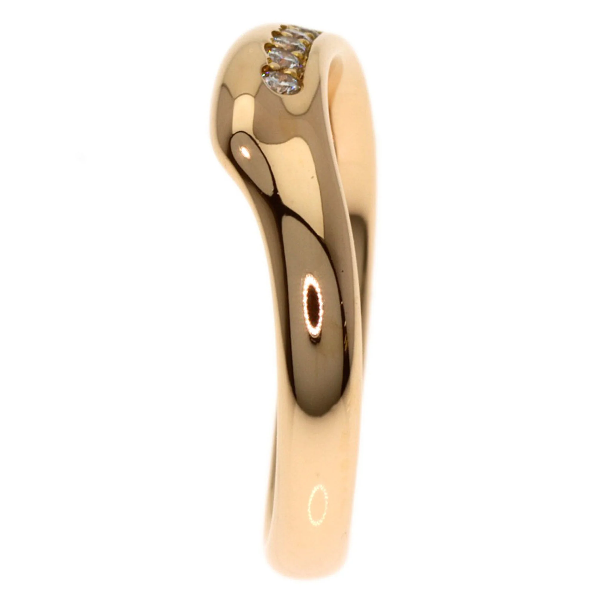 Open Heart Ring 18K Rose Gold - Image 3
