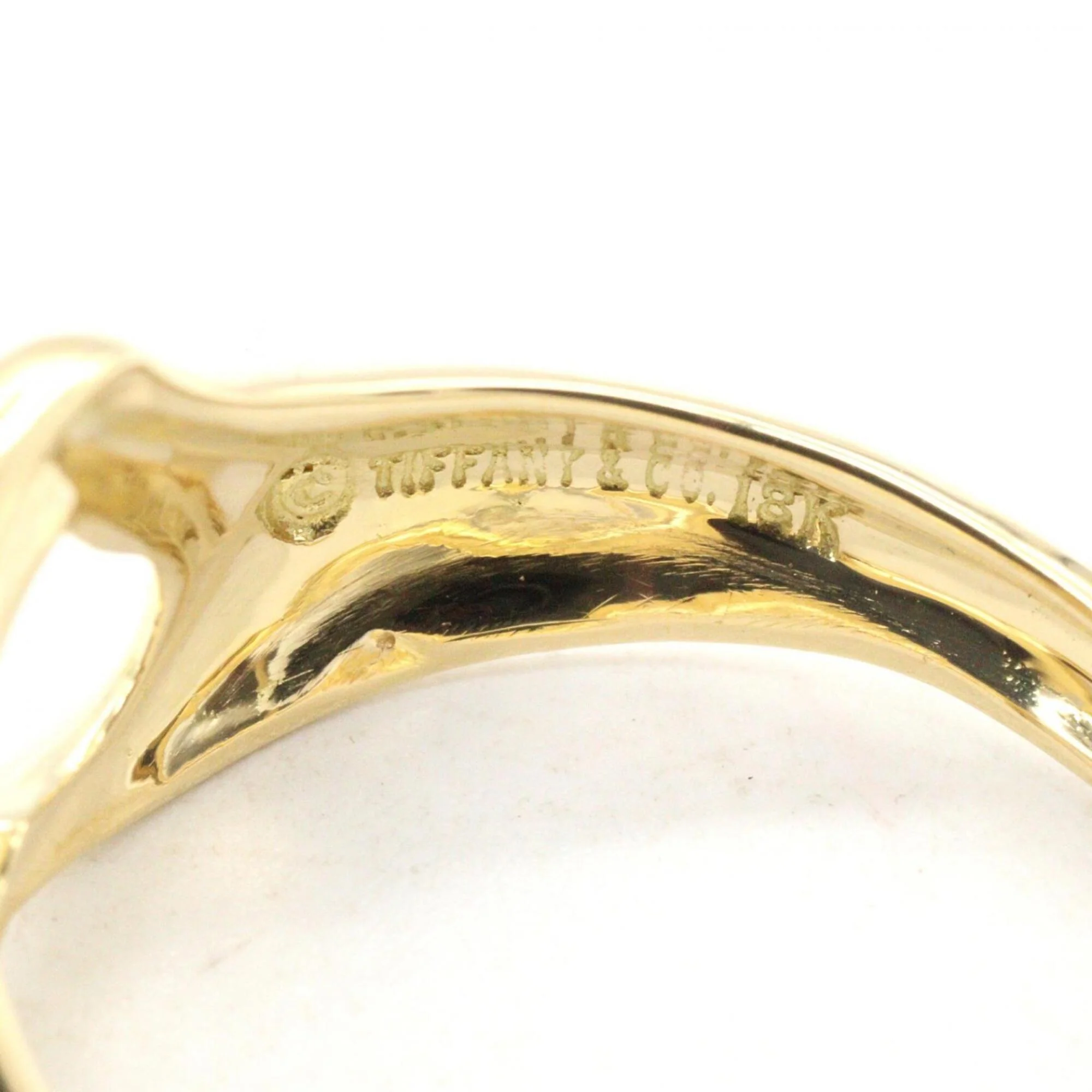 Open Heart Ring 18K Yellow Gold - Image 4