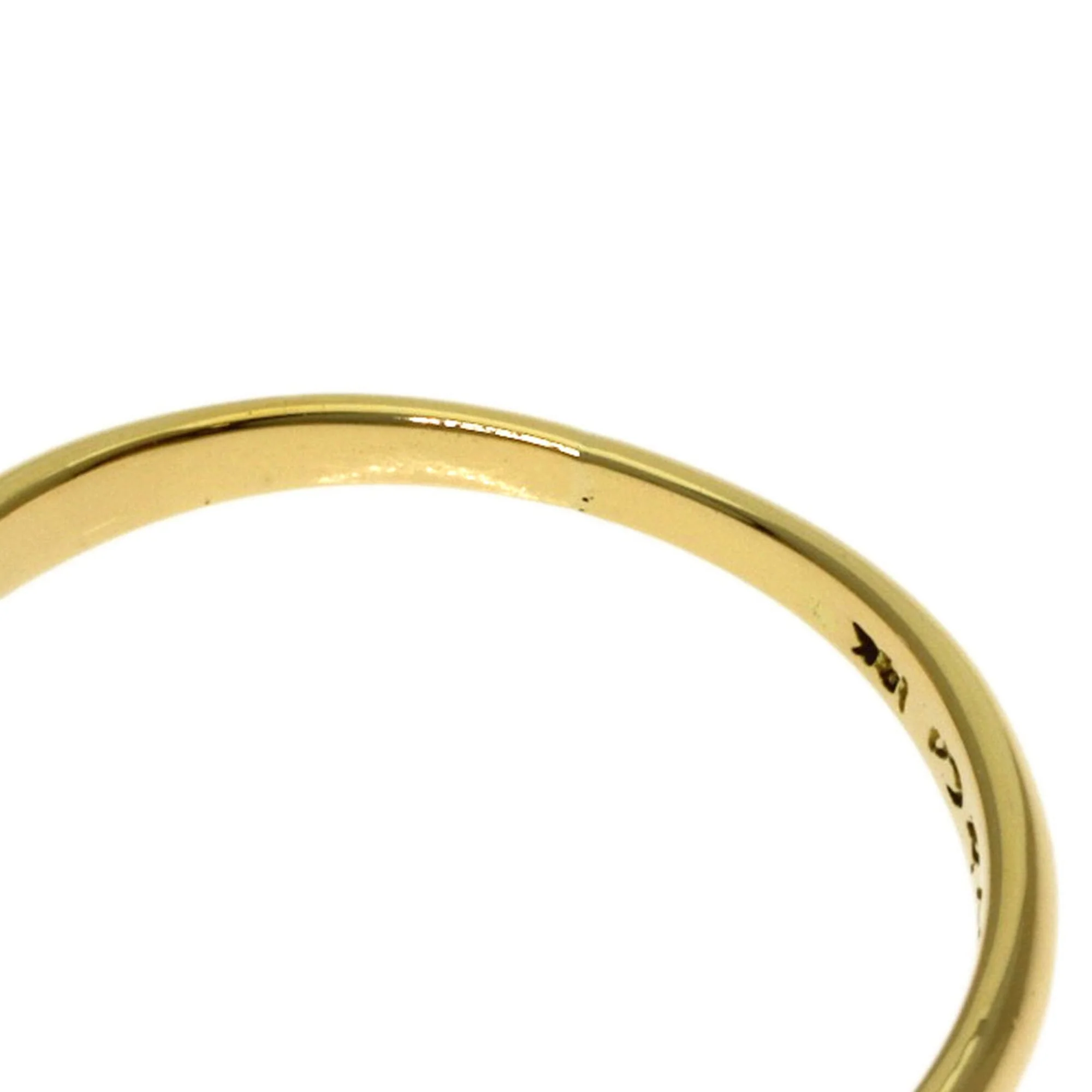Open Heart Ring 18K Yellow Gold - Image 8