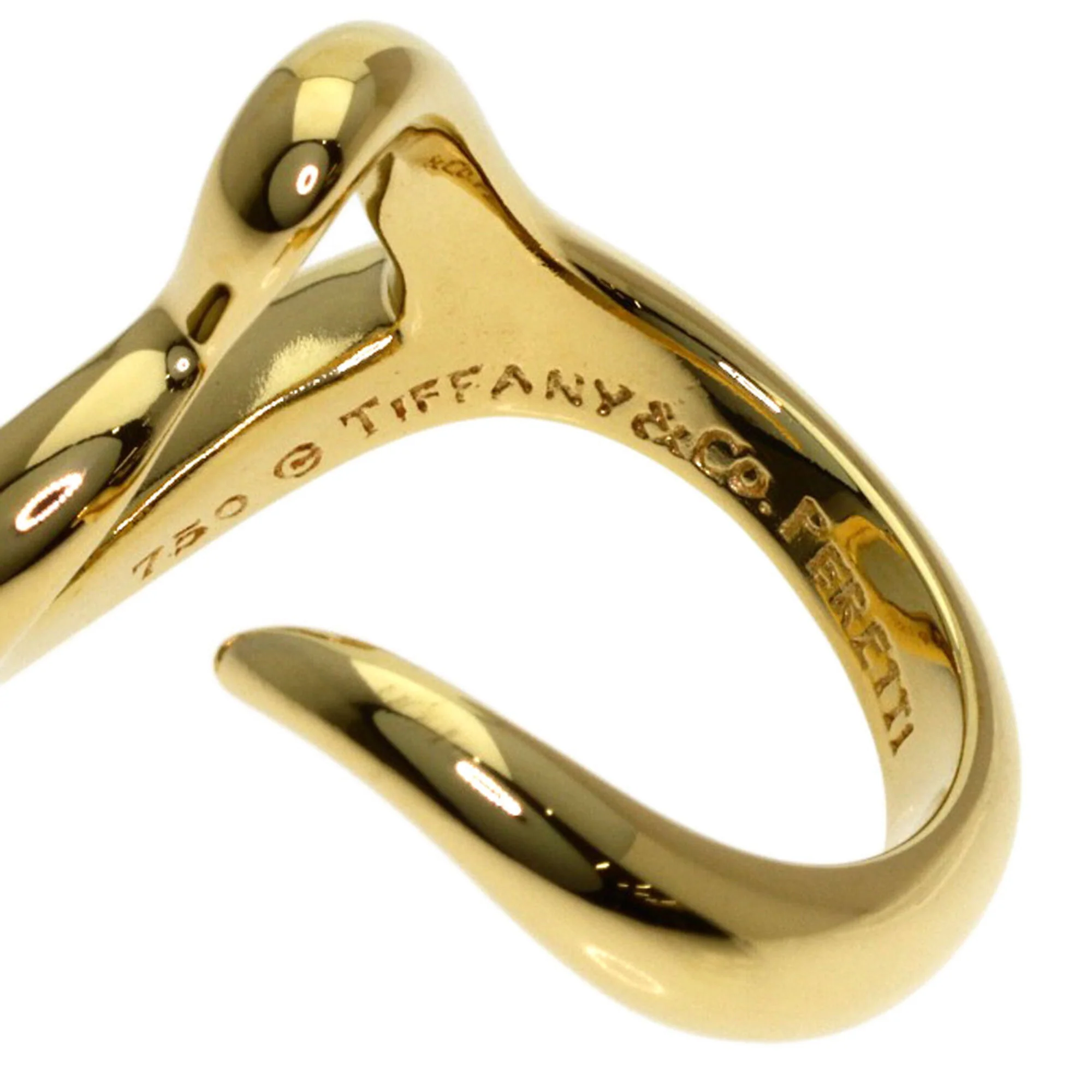Open Heart Ring 18K Yellow Gold - Image 5