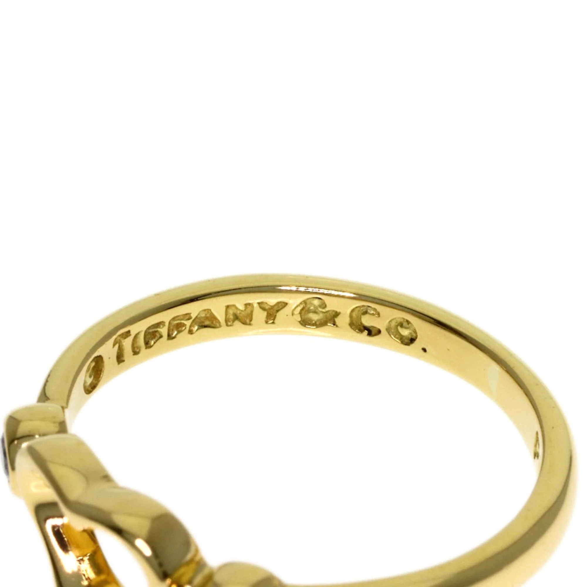Open Heart Ring 18K Yellow Gold - Image 6