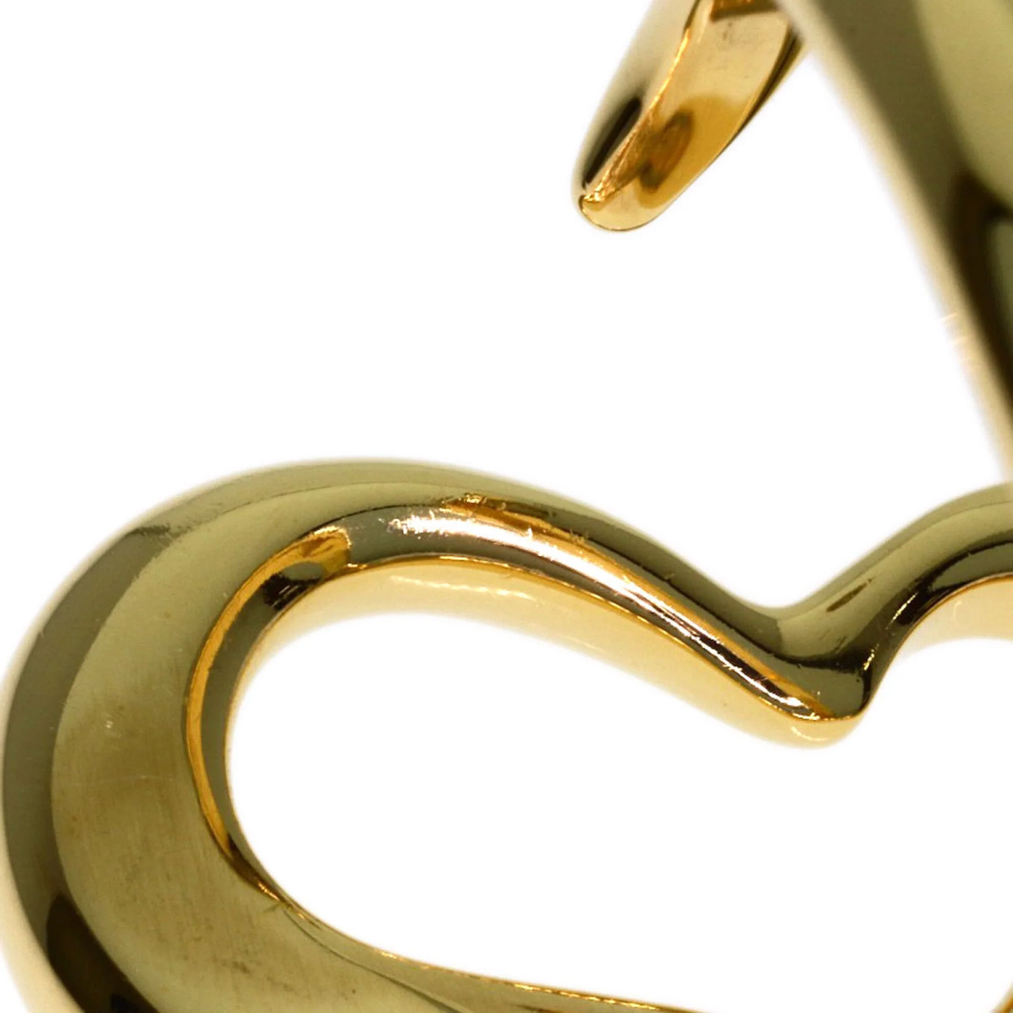 Open Heart Ring 18K Yellow Gold - Image 7
