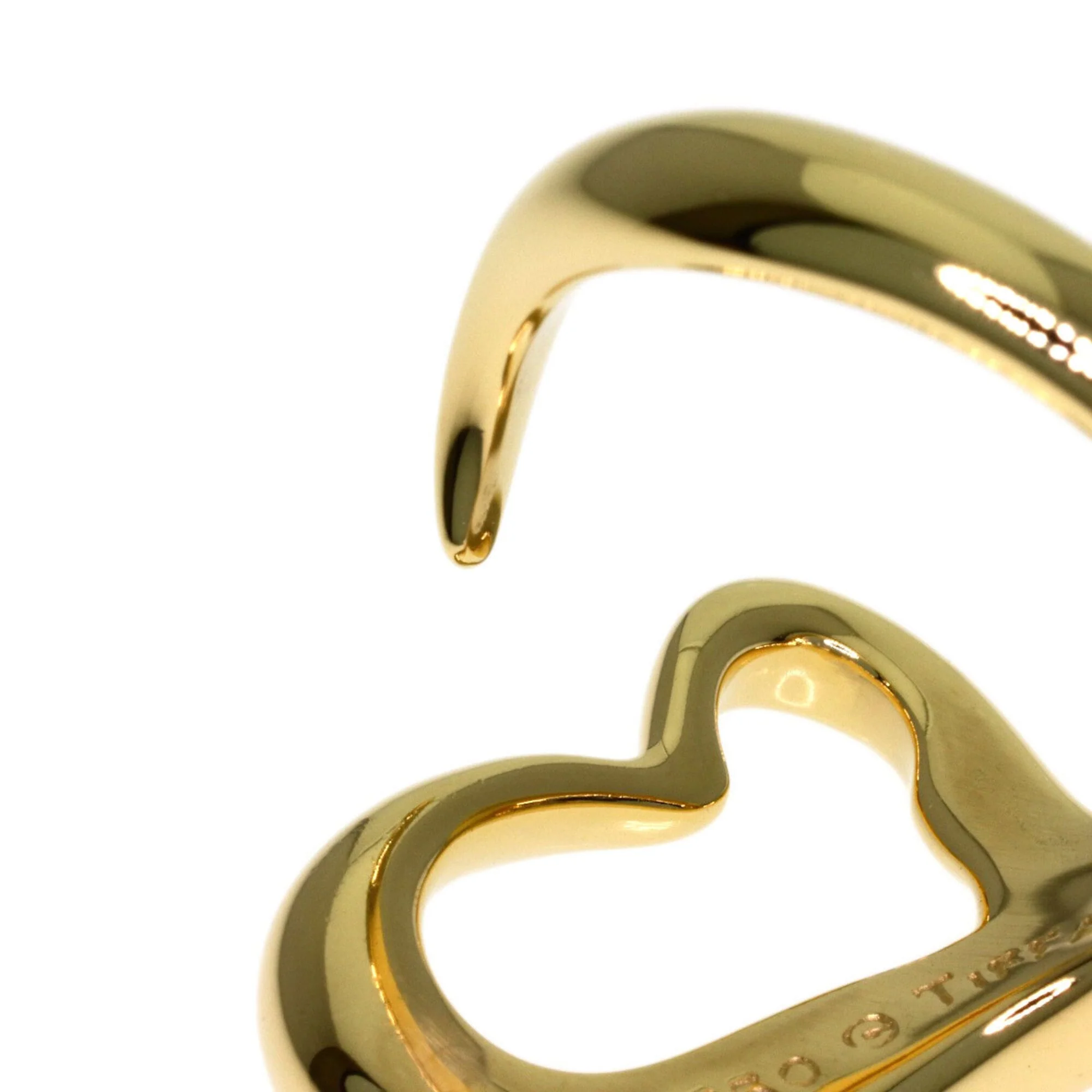 Open Heart Ring 18K Yellow Gold - Image 8