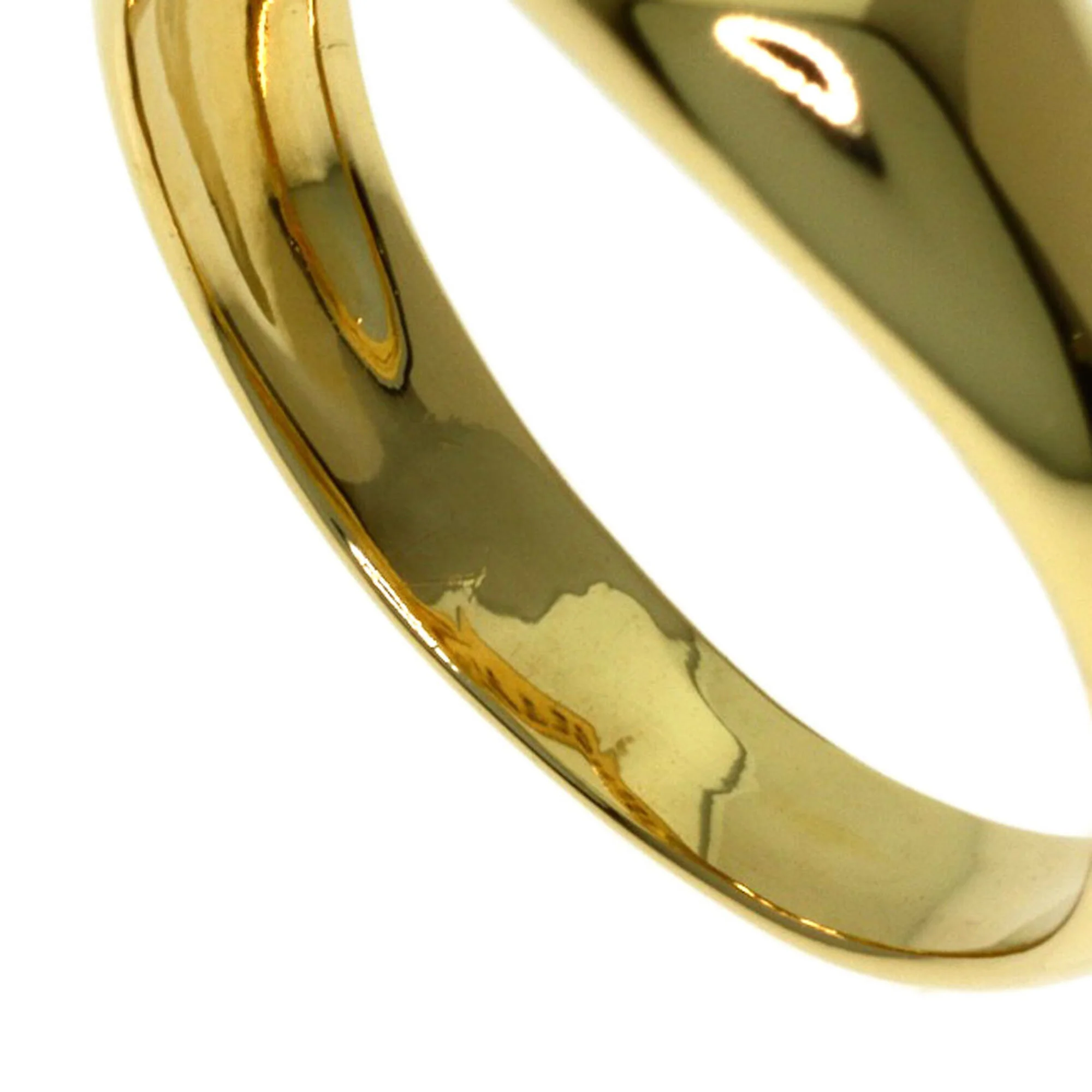 Open Heart Ring 18K Yellow Gold - Image 7