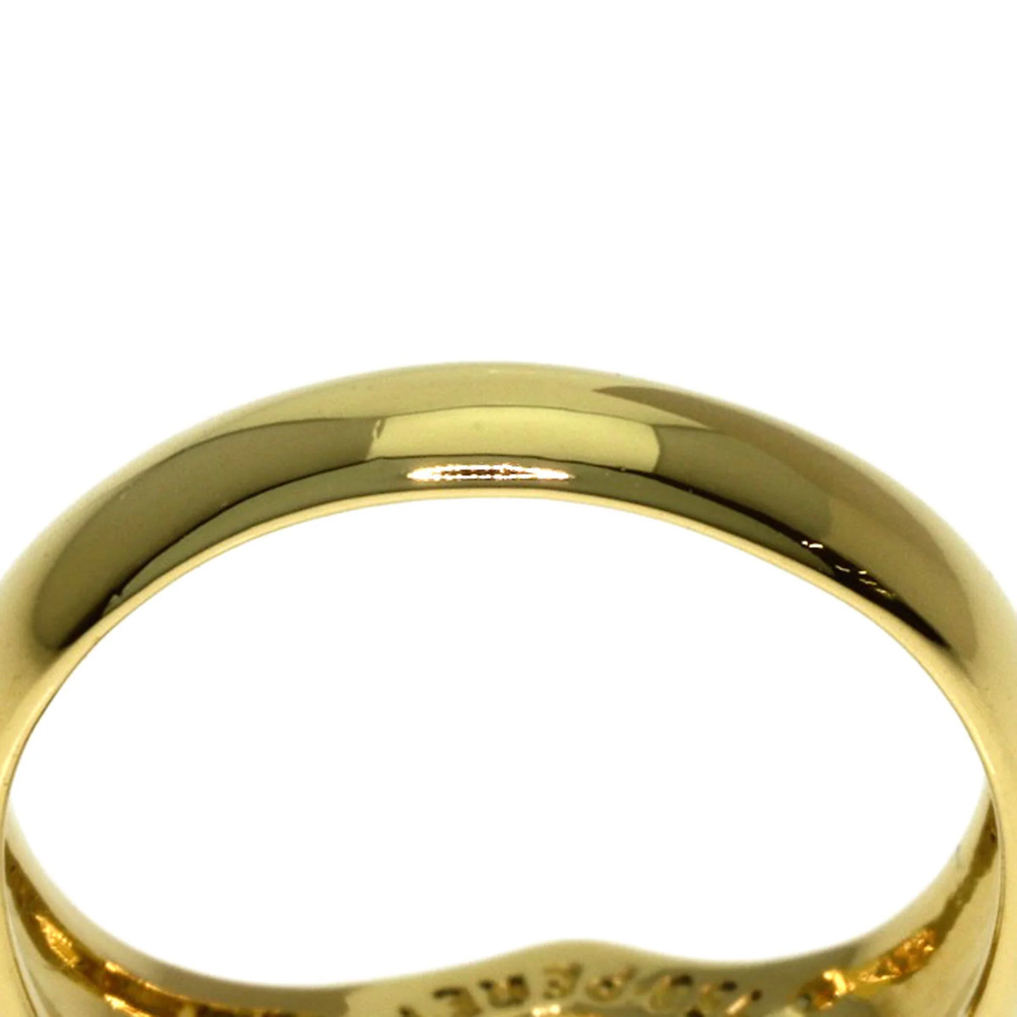 Open Heart Ring 18K Yellow Gold - Image 8