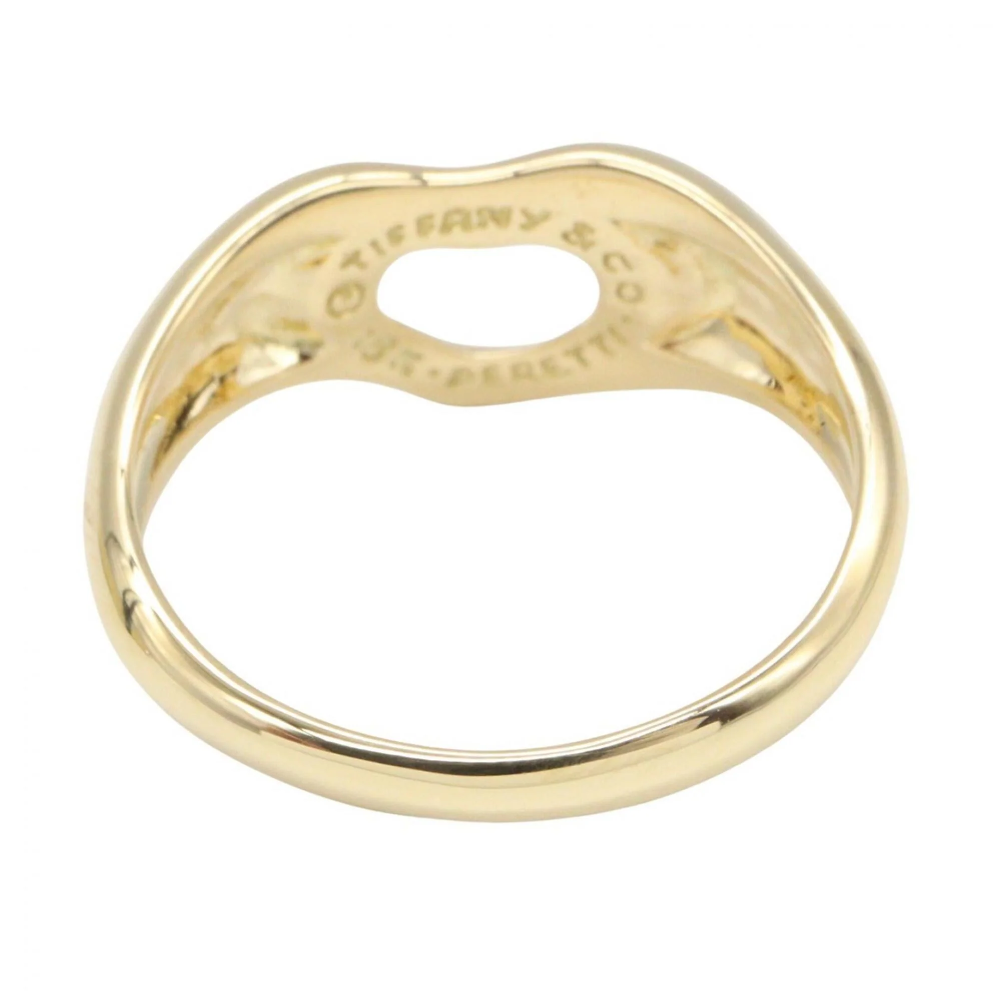 Open Heart Ring 18K Yellow Gold - Image 3
