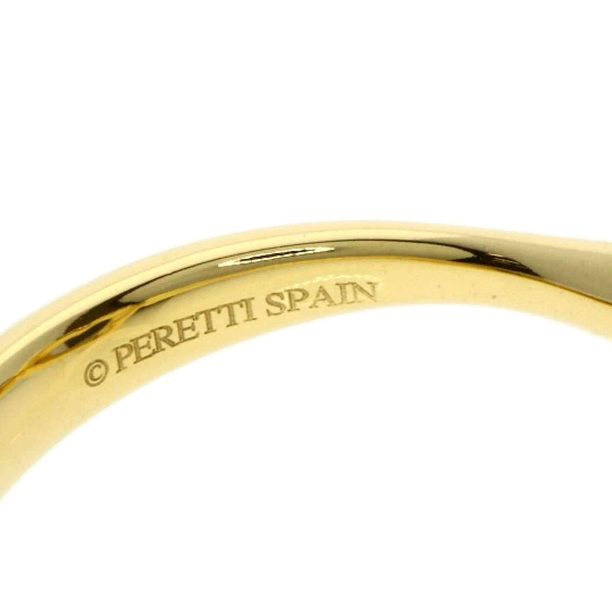 Open Heart Ring 18K Yellow Gold - Image 5